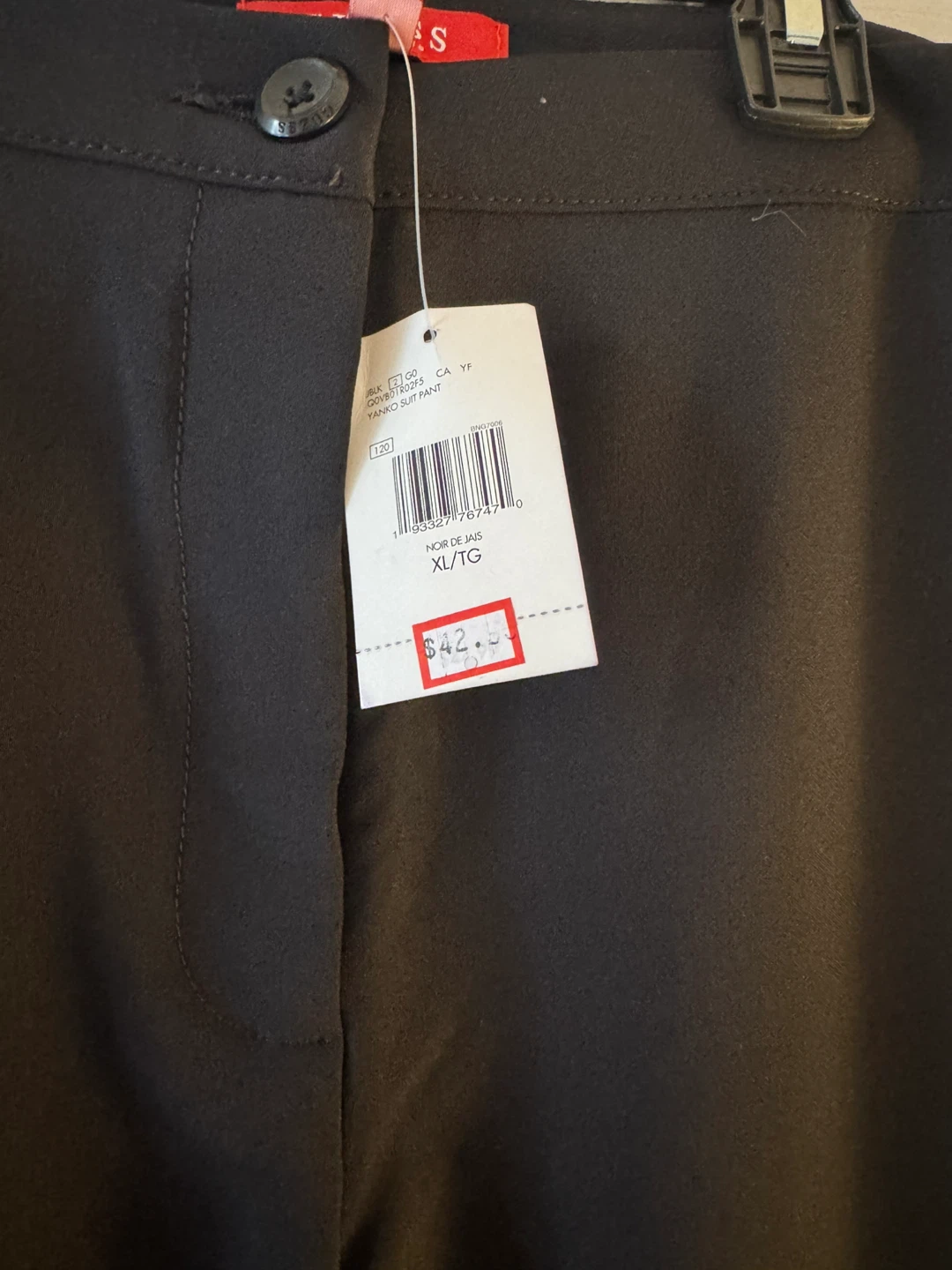 Guess Sezzane Black Suit Pants XL - photo 2