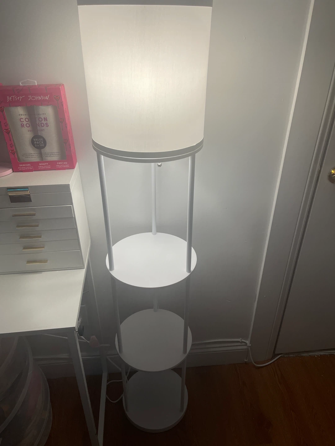 Room Essentials Floor Lamp with Shelves - photo 2