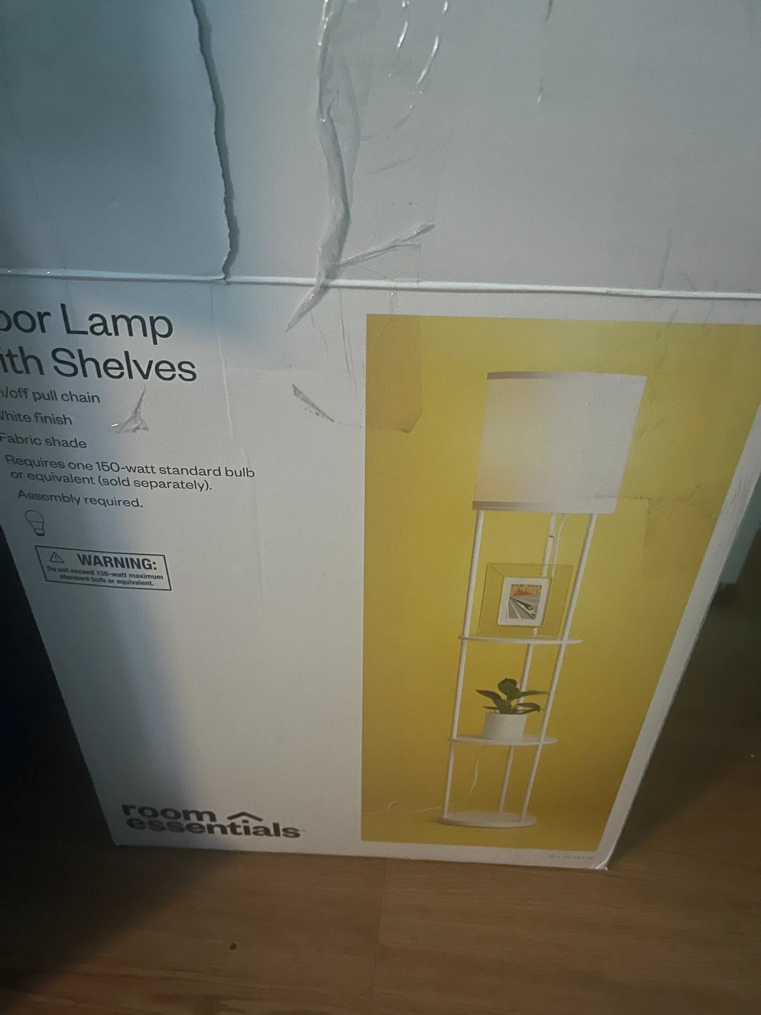 Room Essentials Floor Lamp with Shelves - photo 3