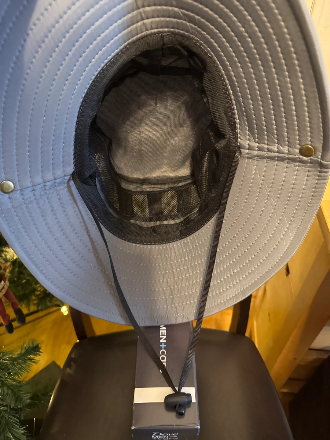 Grey polyester with mesh Sun hat - photo 3