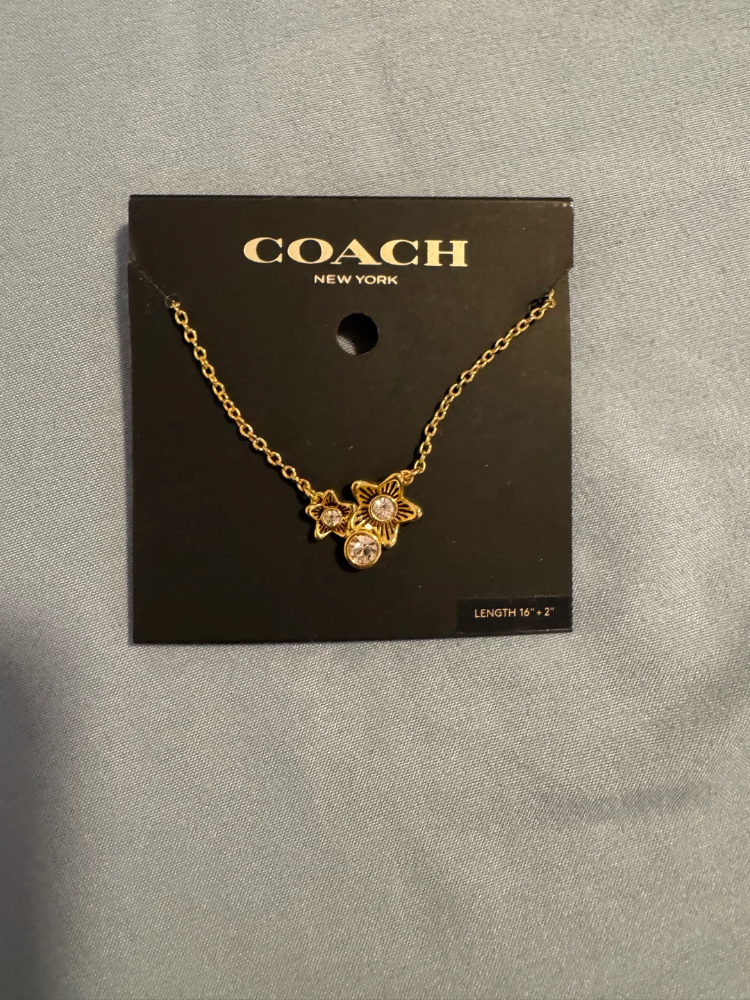 Coach Wildflower Cluster Pendant Necklace