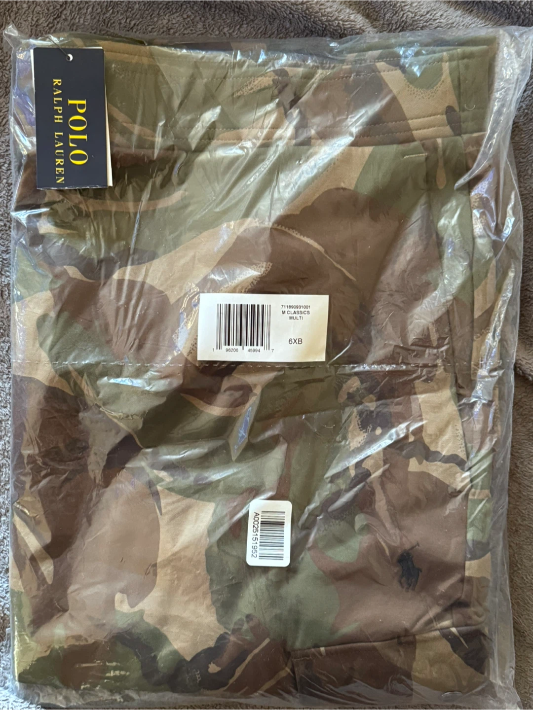 New Polo Ralph Lauren Camo Cargo Shorts 6XB - photo 4