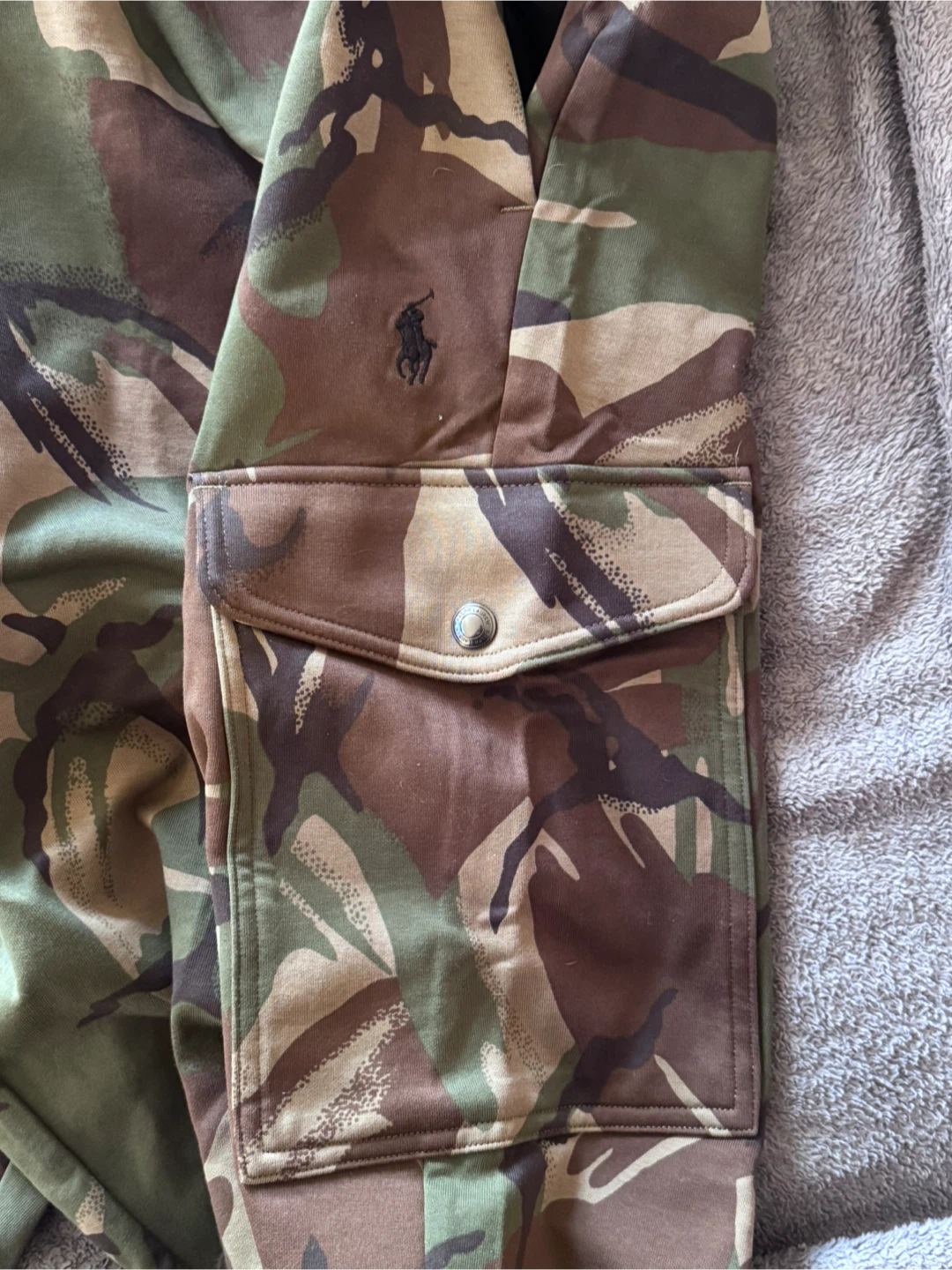 New Polo Ralph Lauren Camo Cargo Shorts 6XB - photo 3