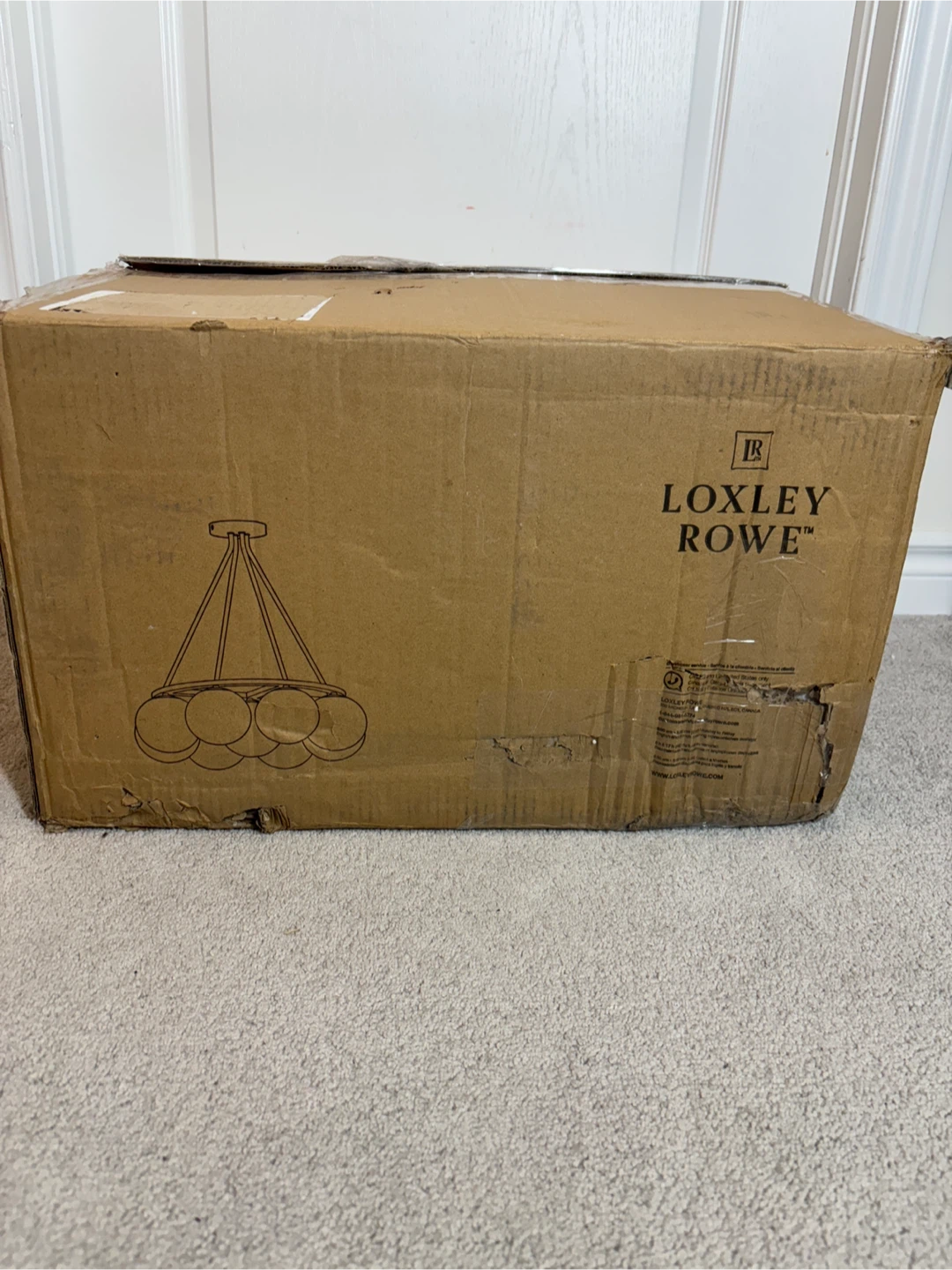 Loxley Rowe Phoebe Black Chandelier 9-Light - photo 4