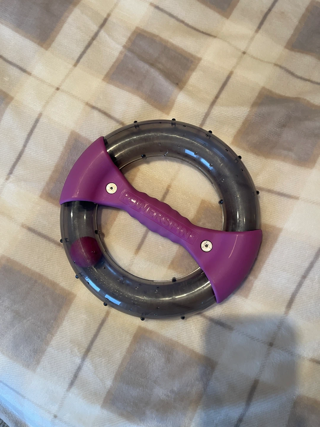 PowerSpin Exercise Ring - Purple & Grey