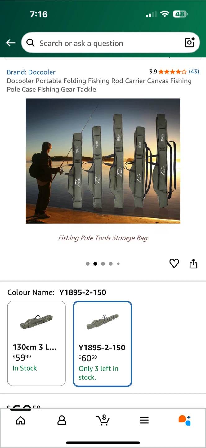 Docooler Fishing Rod Carrier - 150cm - photo 2