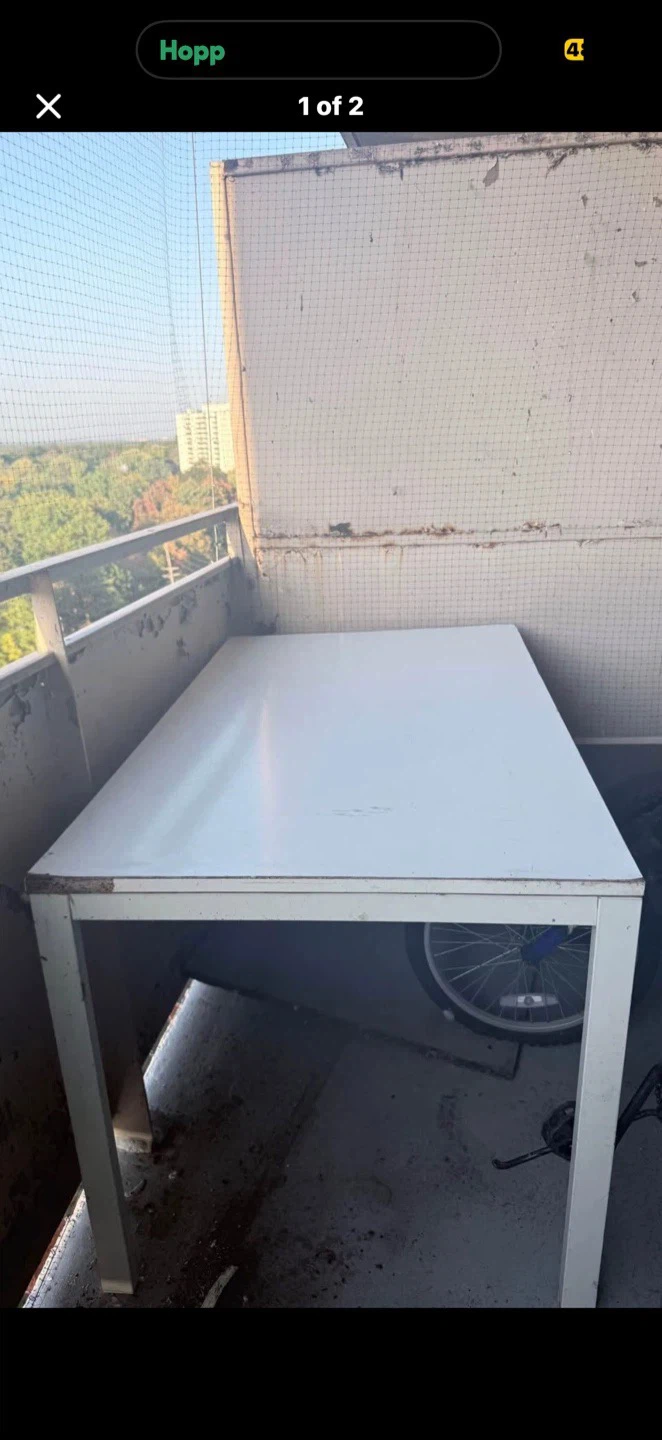 IKEA LAGKAPTEN / ADILS Desk, White - photo 2