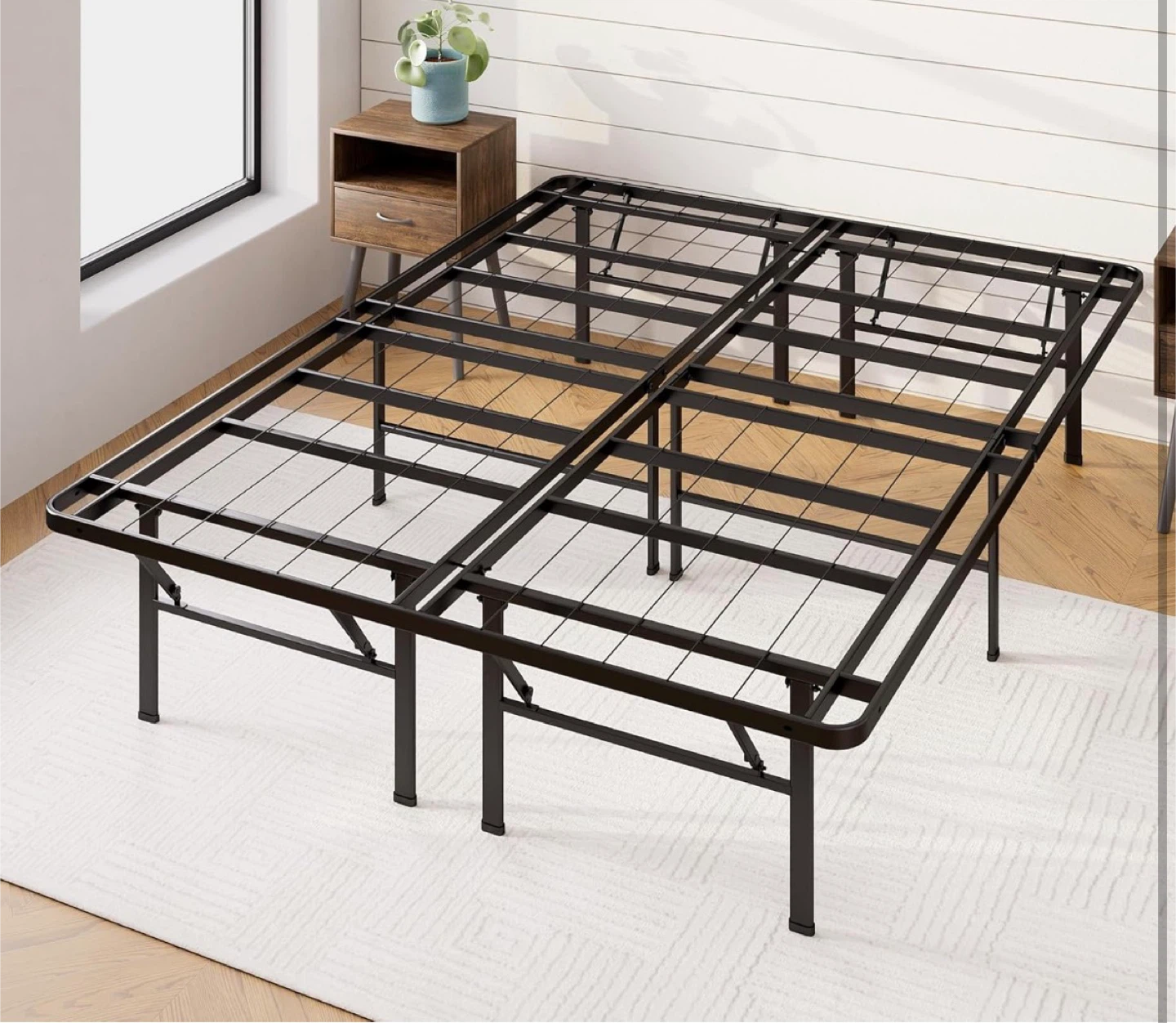 Metal Bed Frame - Queen Size