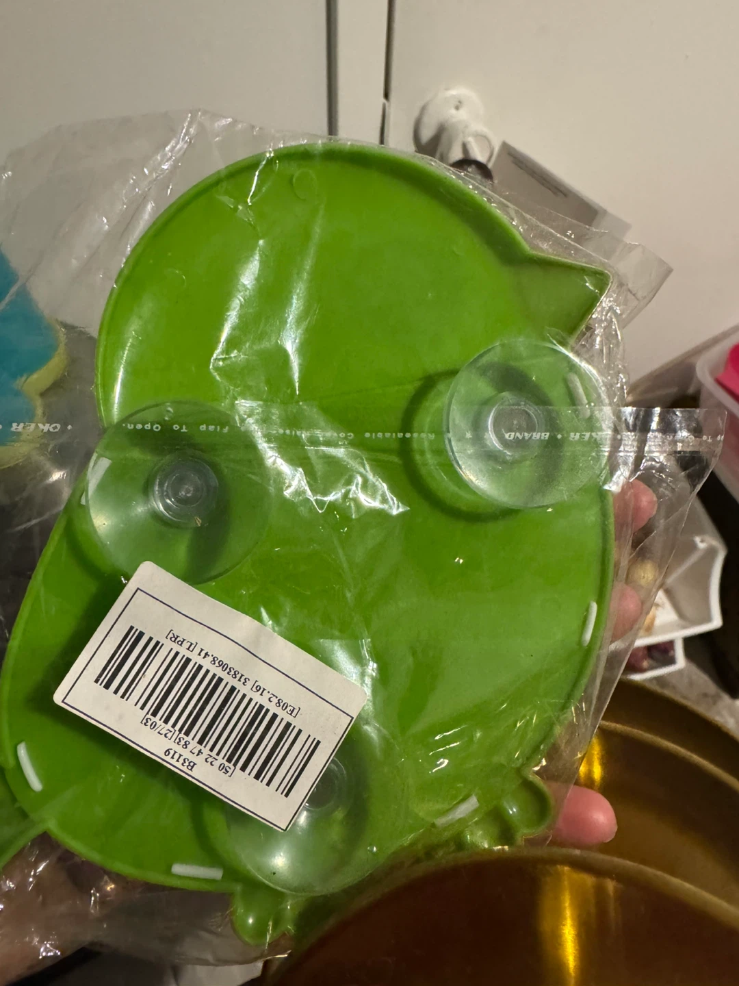Bird-Shaped Suction Cup Holder - Green & White - photo 2