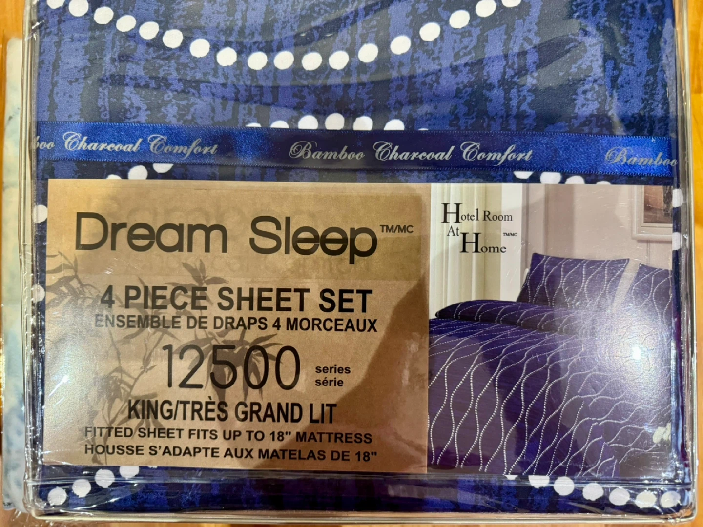 Dream Sleep 4-Piece King Sheet Set - New