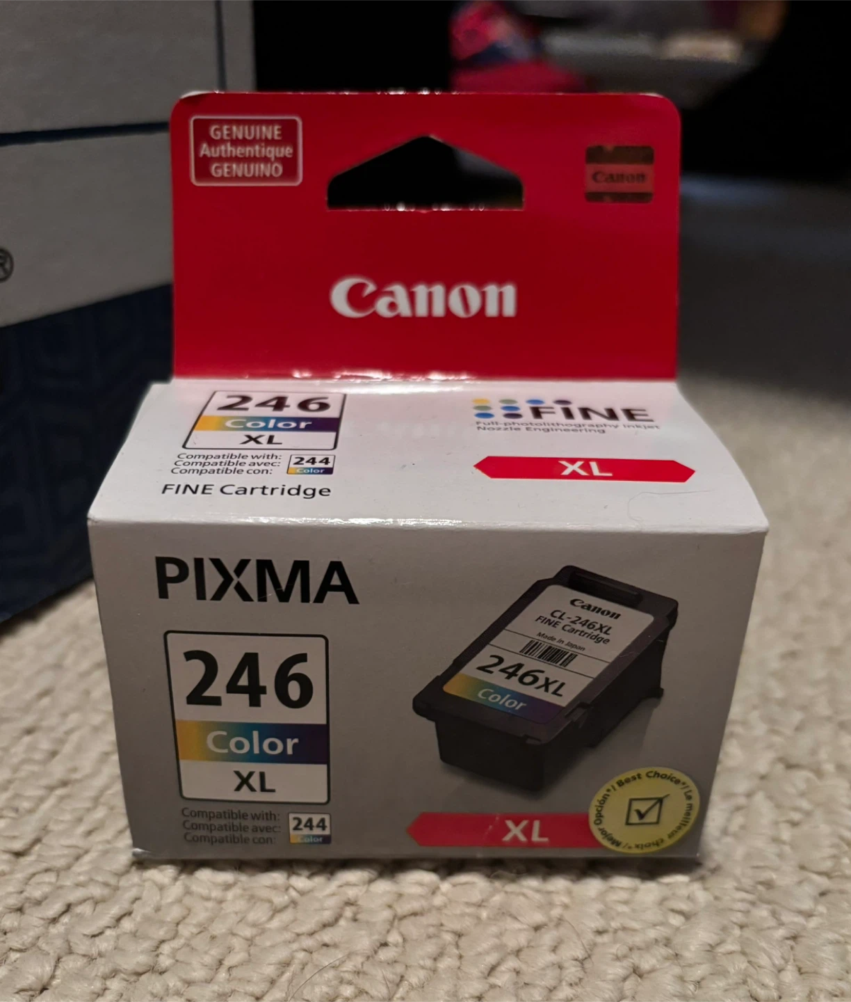 New Canon CL-246 XL Color Ink Cartridge