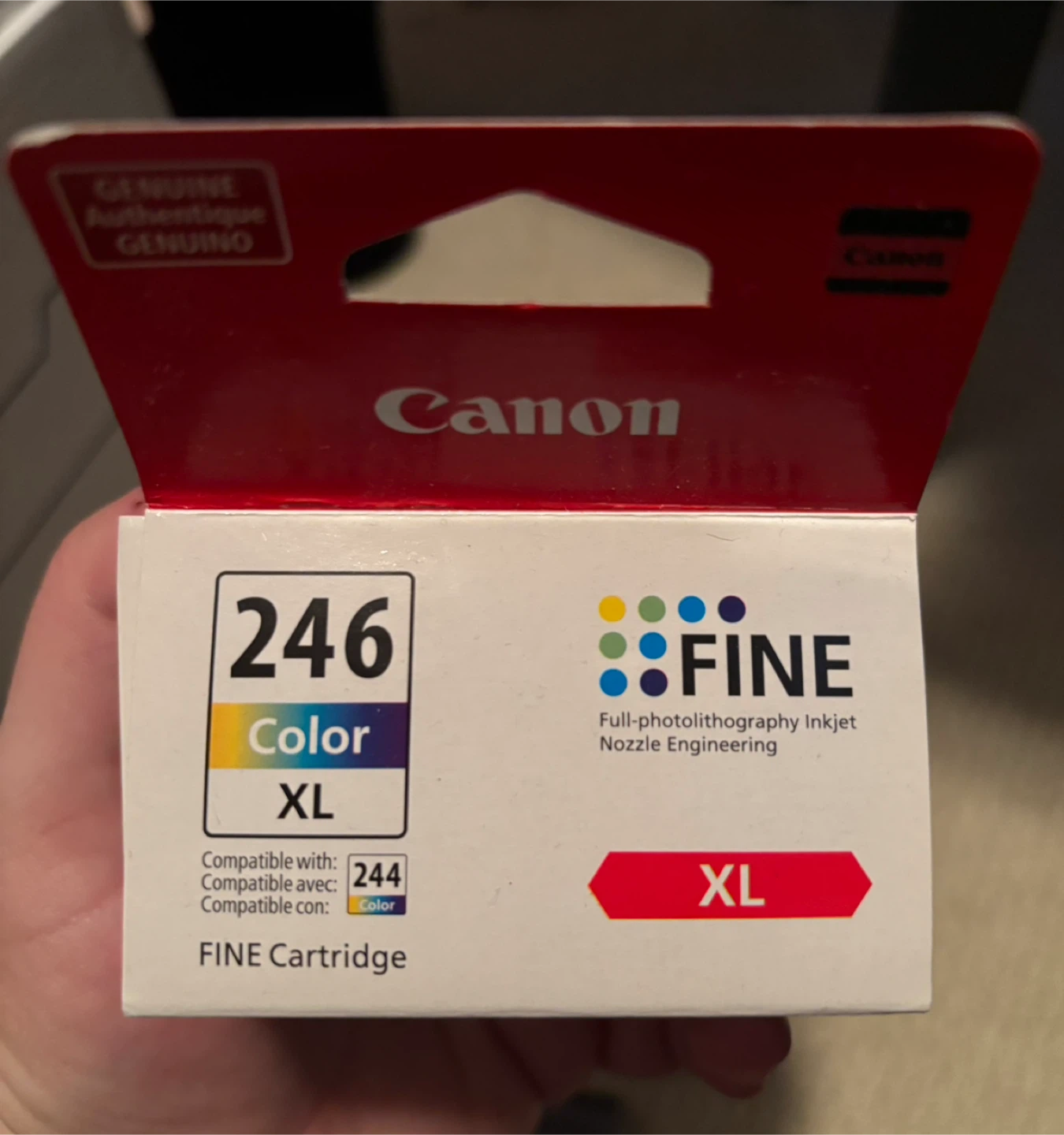 New Canon CL-246 XL Color Ink Cartridge - photo 2