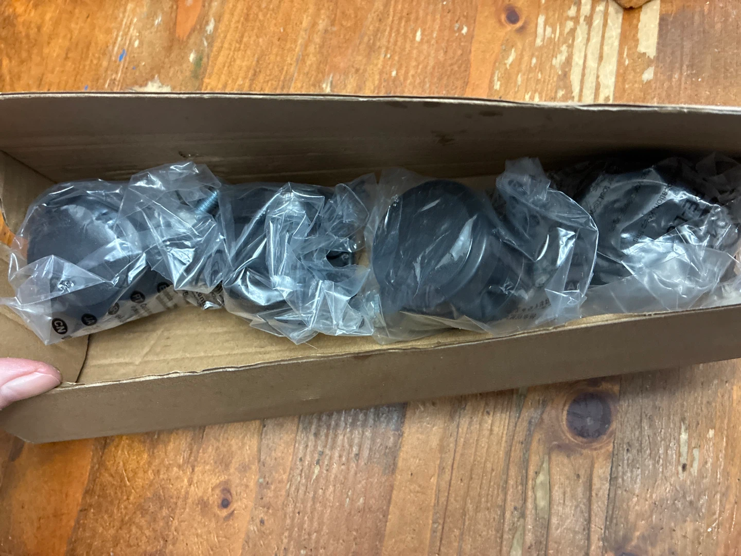 Set of 4 New Black Caster Wheels - photo 2