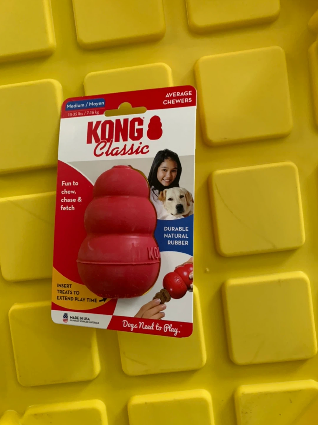 KONG Classic Dog Toy - Medium Size