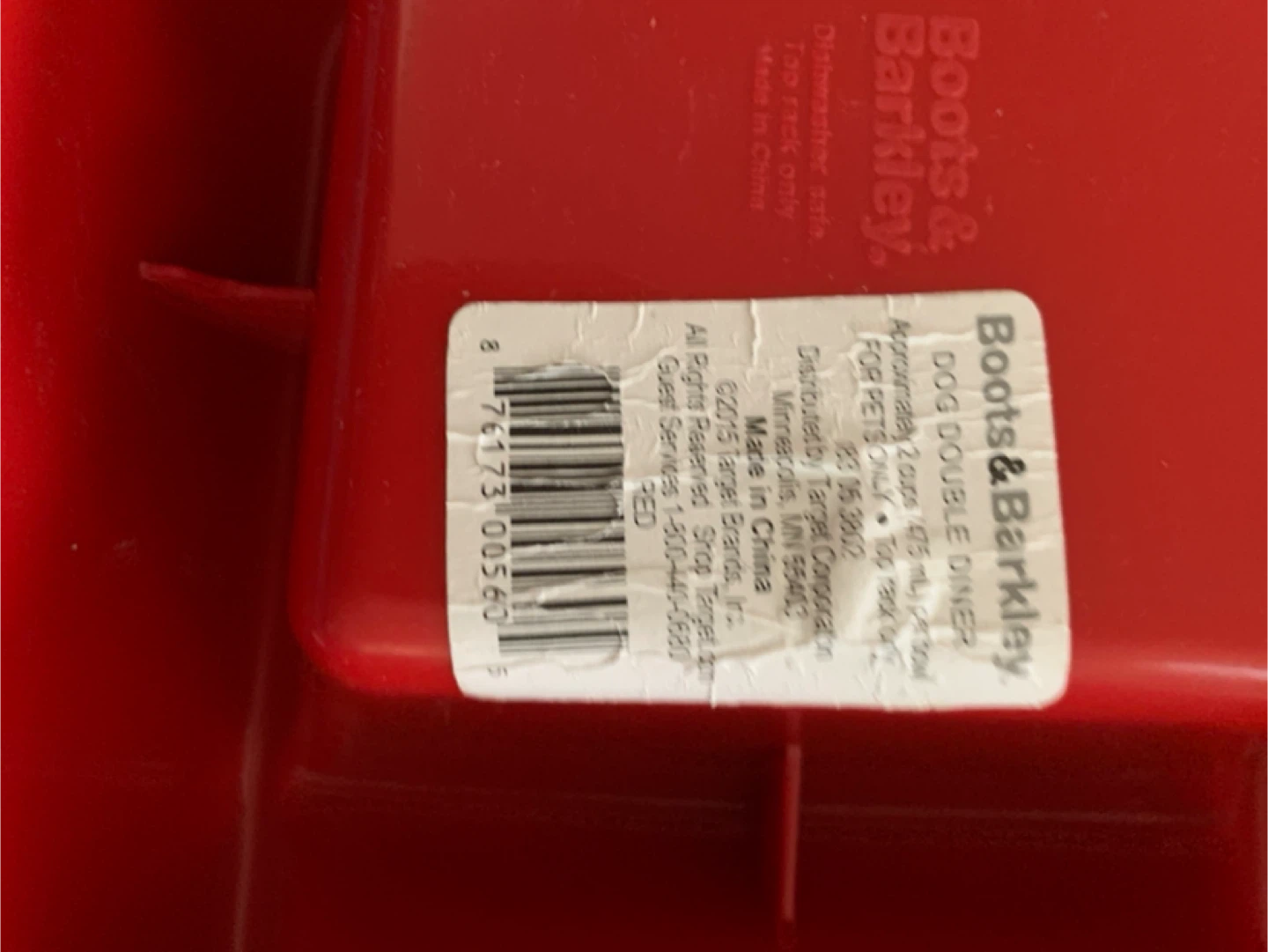 Boots & Barkley Dog Double Diner - Red