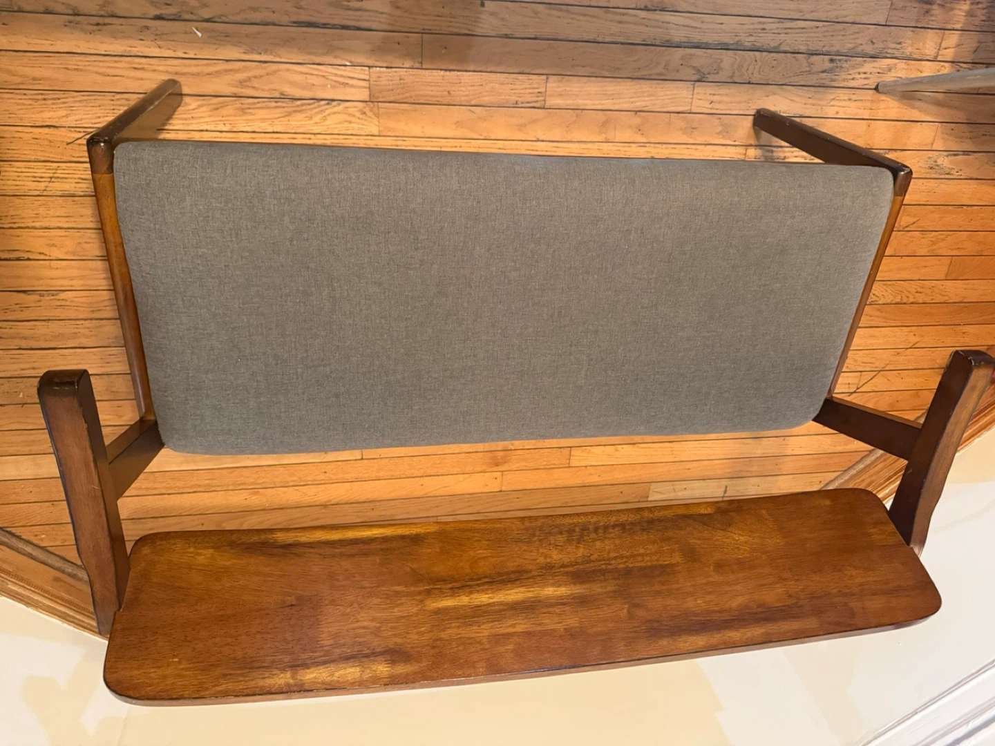 Wooden Upholstered Bench – Entryway / Dining / Bedroom - photo 5