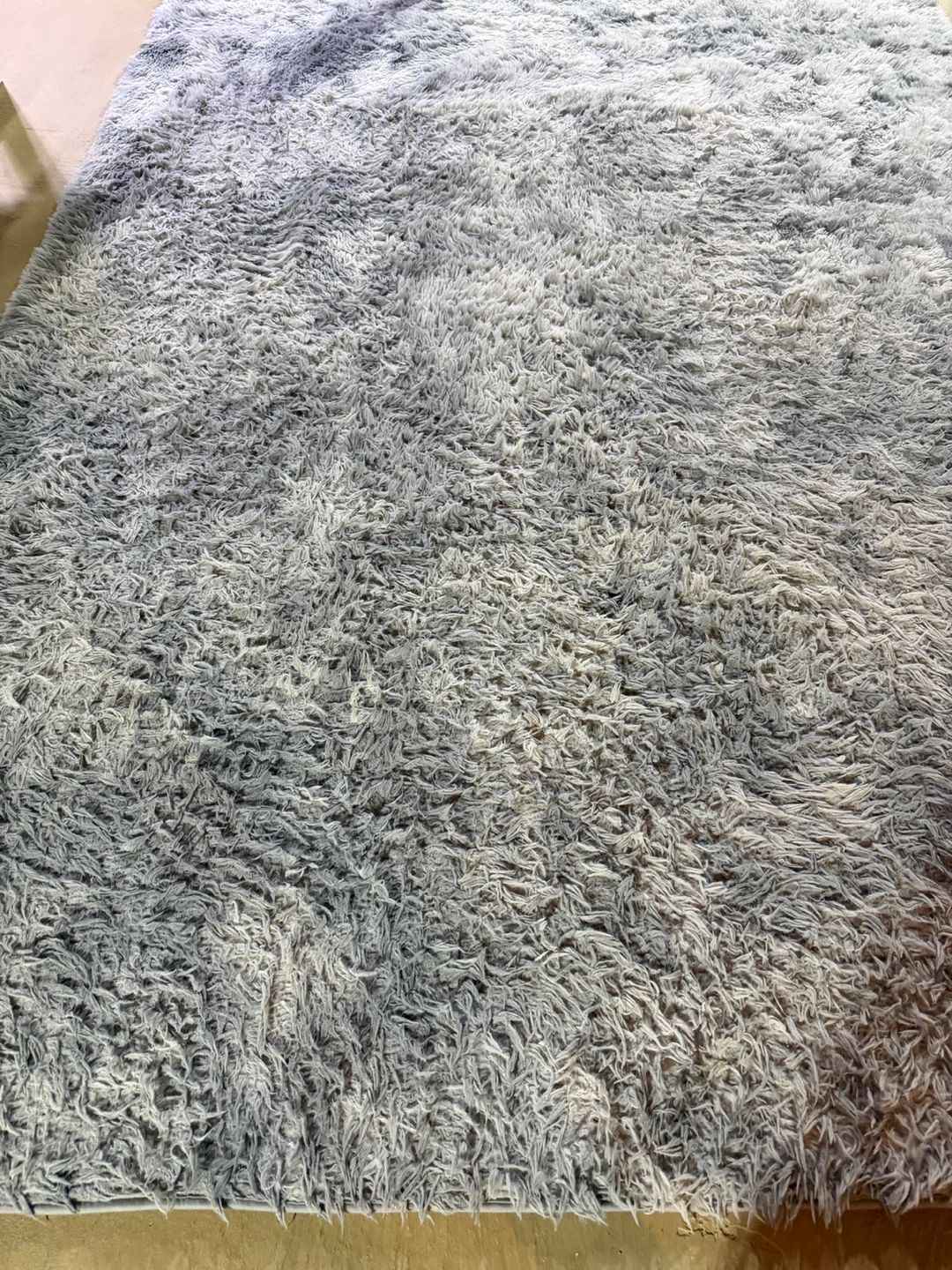 Grey Shag Rug  size 6x9 - photo 2