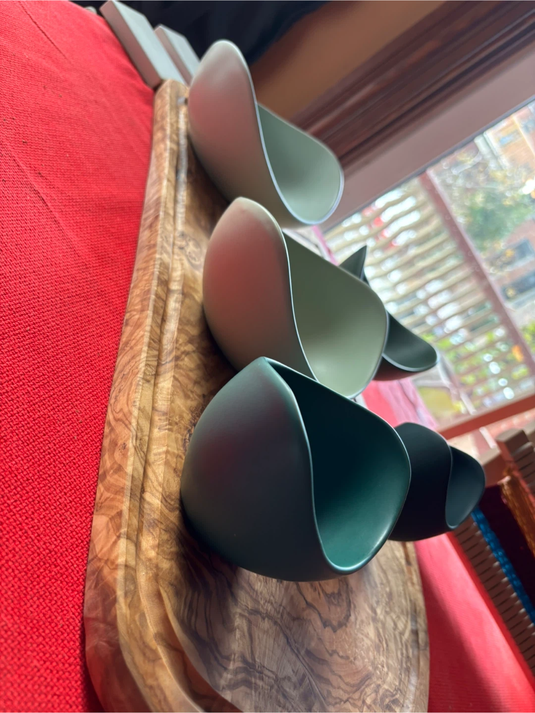 Set of 5 Nesting Bowls - Green Tones - photo 3
