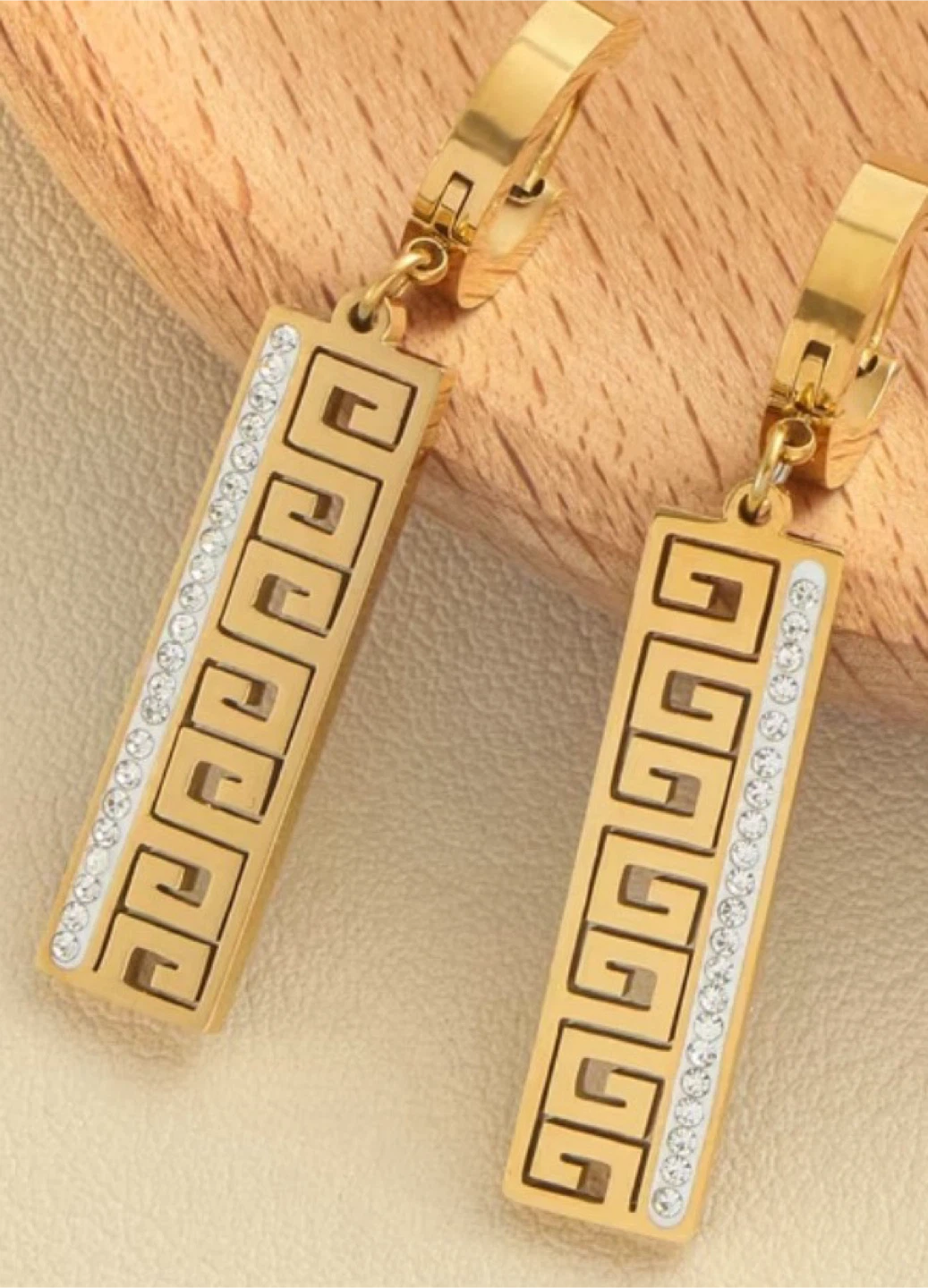 18k Gold plated  Earrings for $16