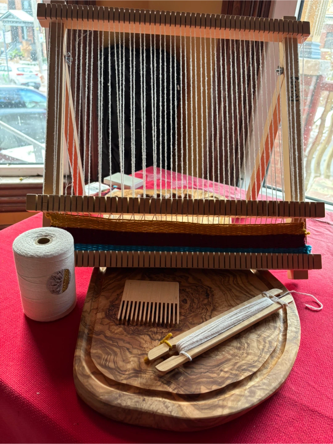Wooden Weaving Loom Set - photo 5