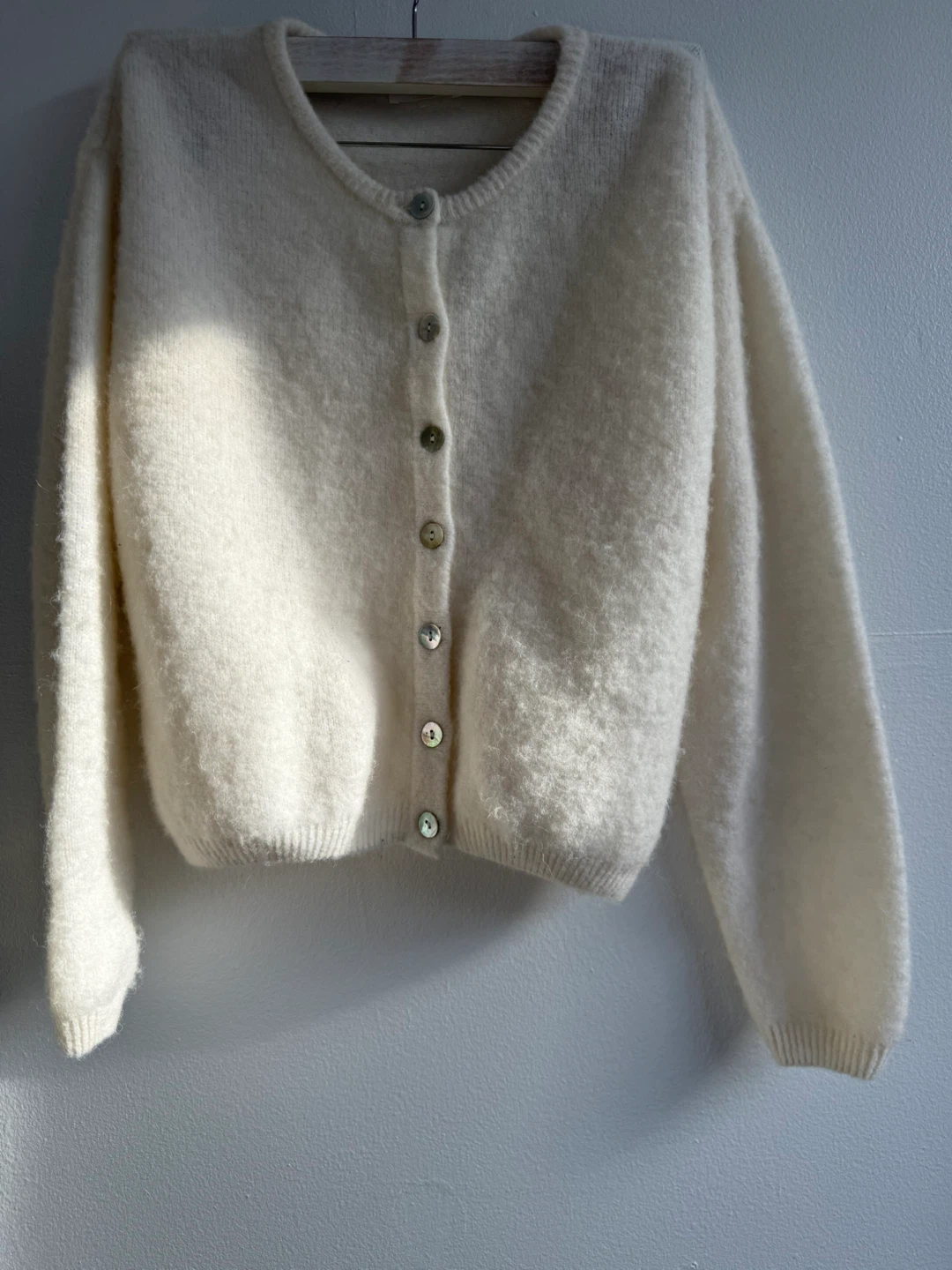 American Vintage Cream Cardigan Size s/m - photo 2