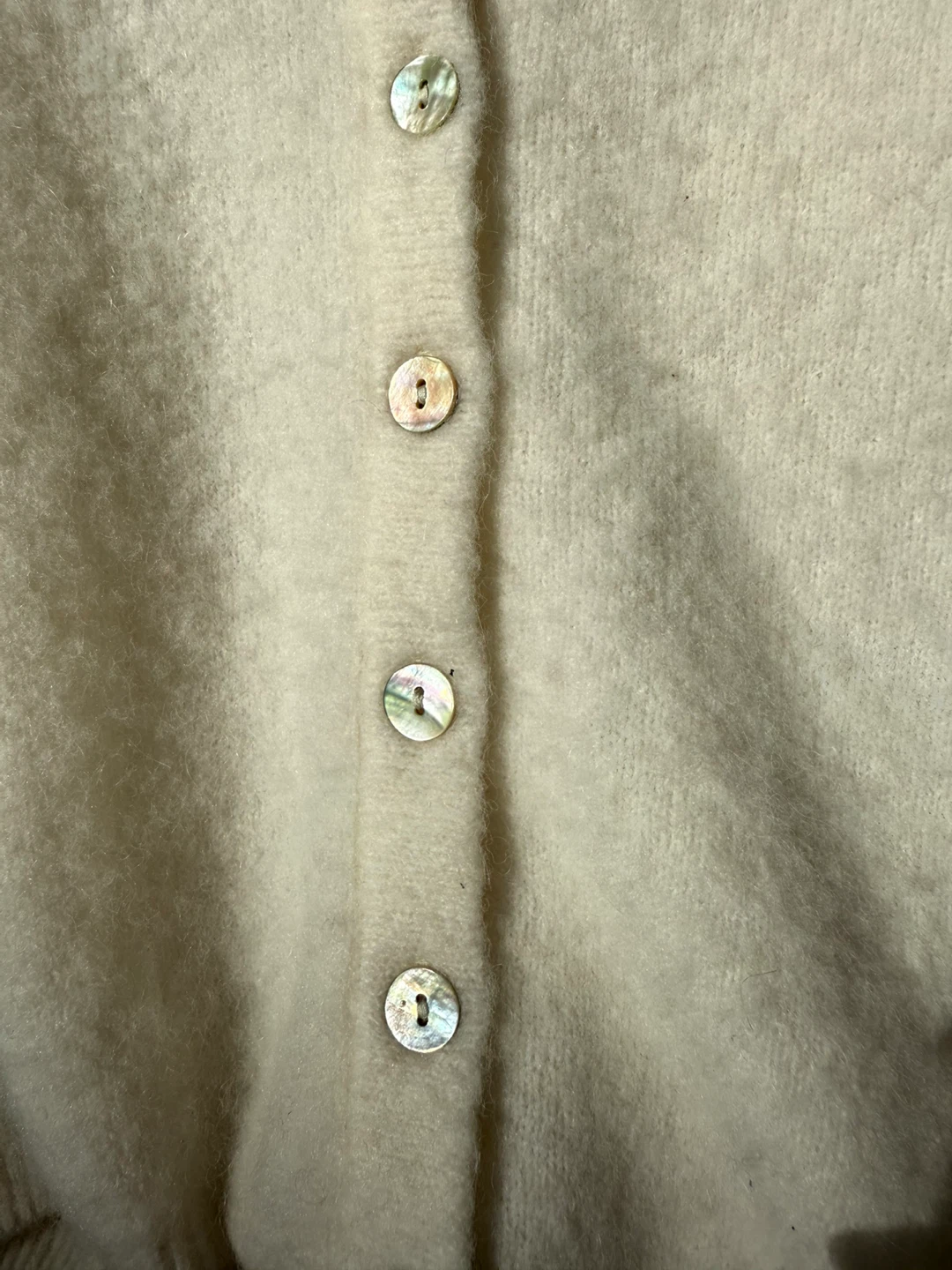 American Vintage Cream Cardigan Size s/m - photo 4