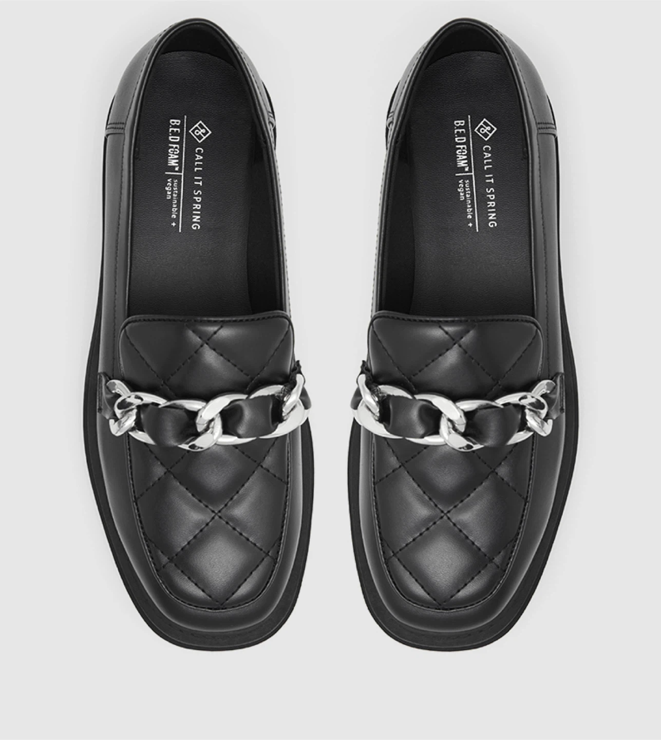 Call It Spring Black Loafers