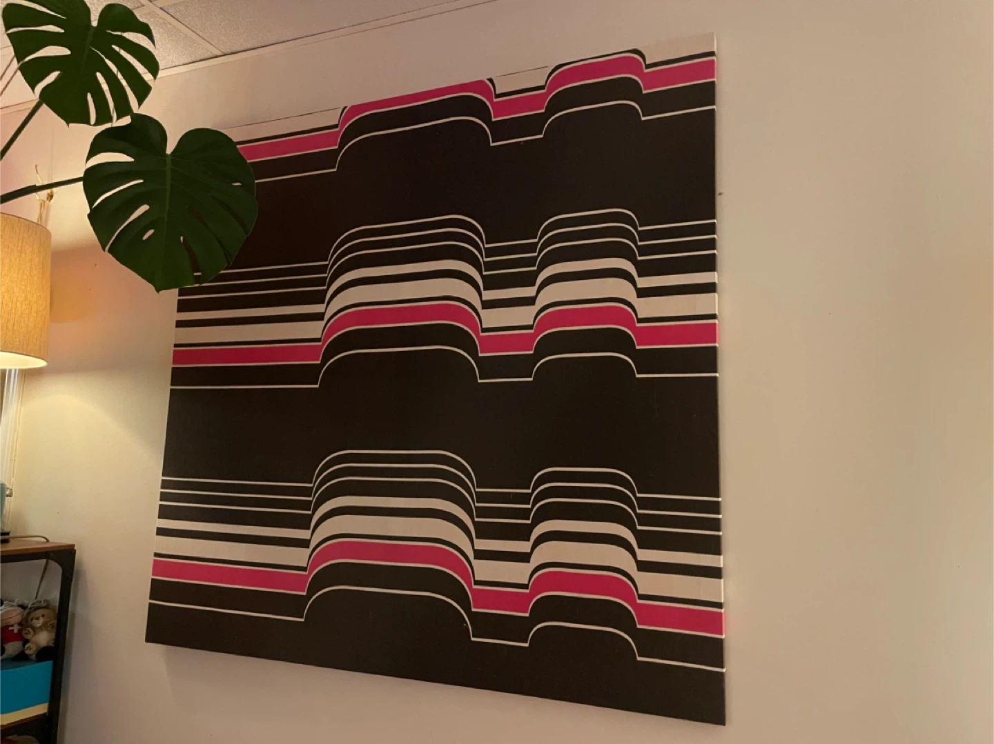 Mid Century Geometric Canvas Wall Art, - photo 4