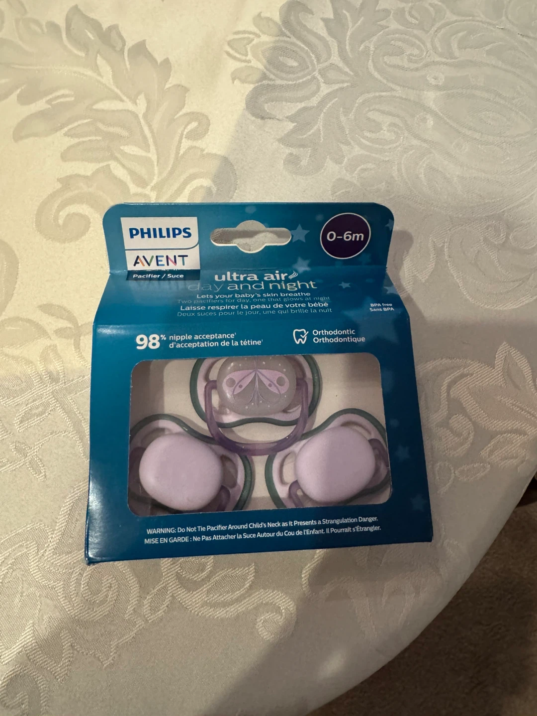 Philips Avent Ultra Air Day & Night Pacifiers (0-6m)