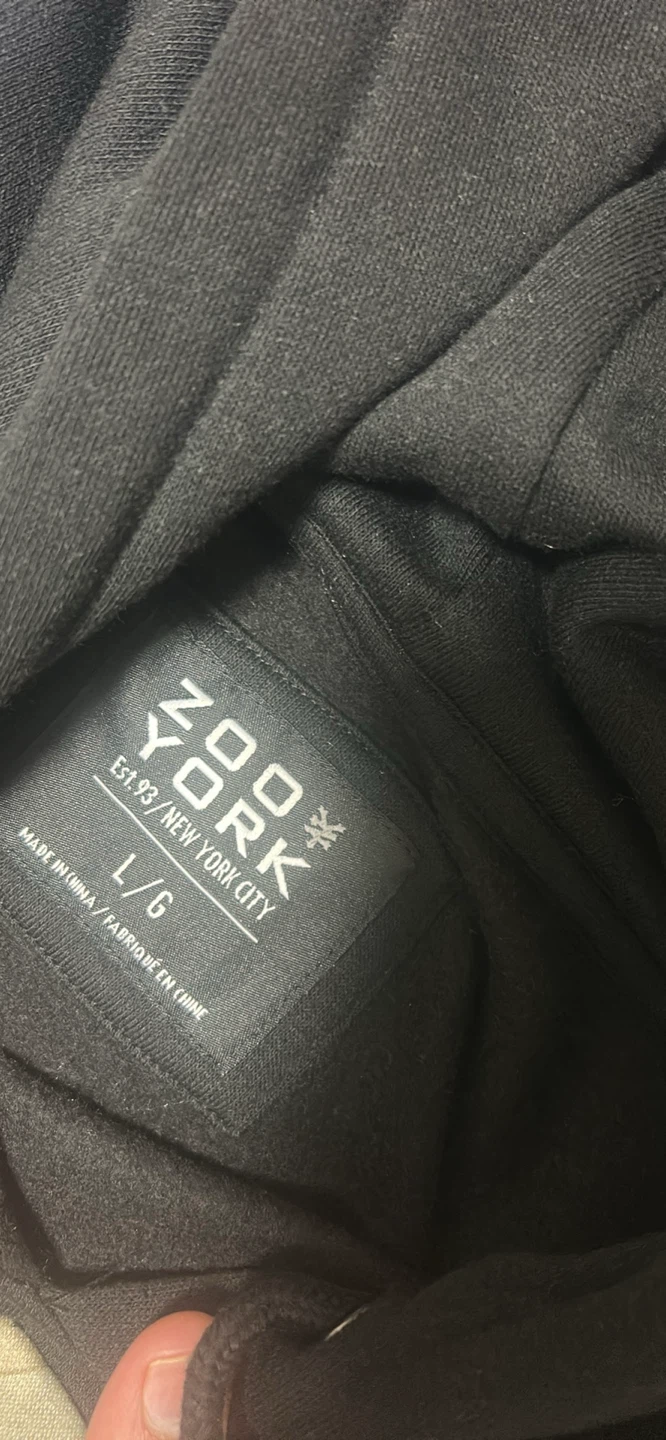 Zoo York Black Hoodie - Size Large - photo 2