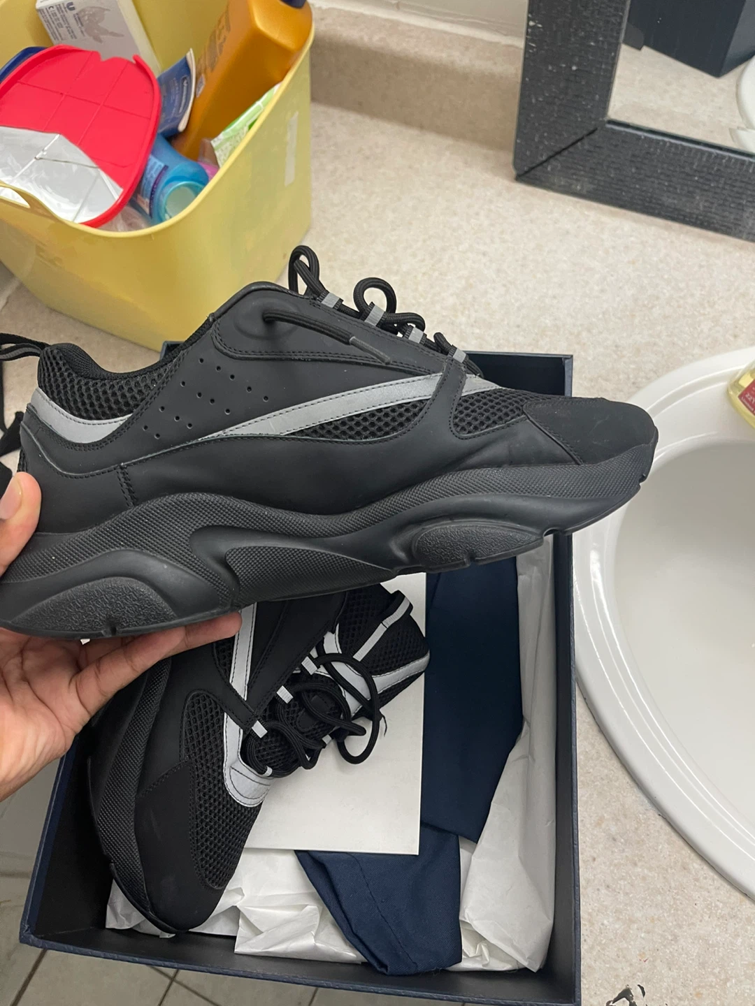 Dior B22 Black Sneakers - photo 2