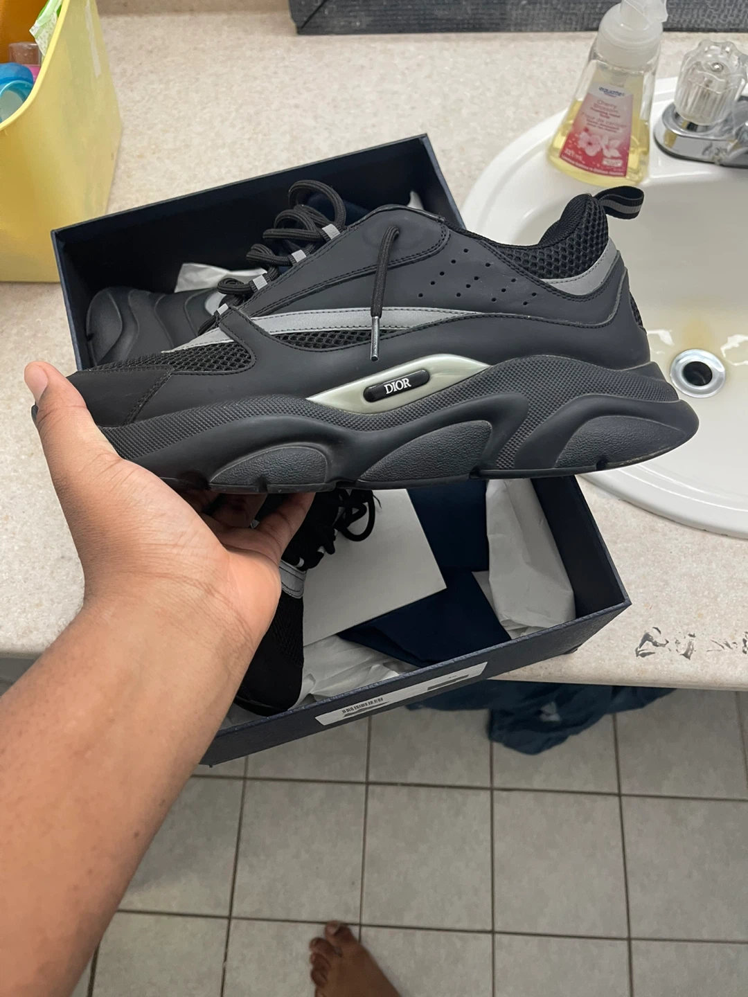 Dior B22 Black Sneakers - photo 4