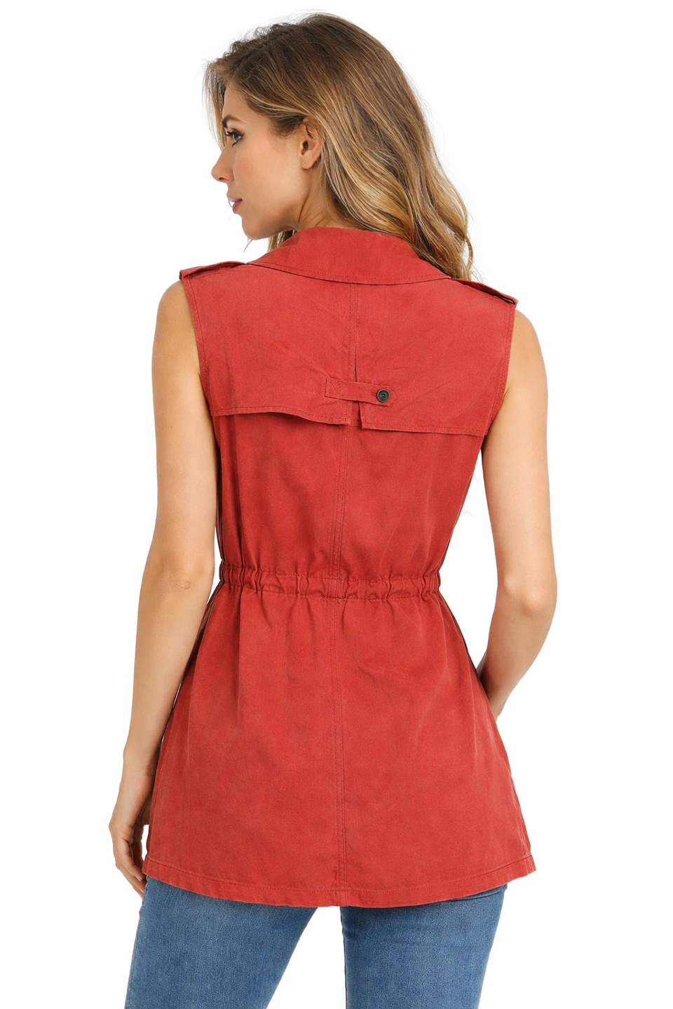Banana Republic Safari Vest XL Lyocell Bossa Nova New With Tag - photo 2