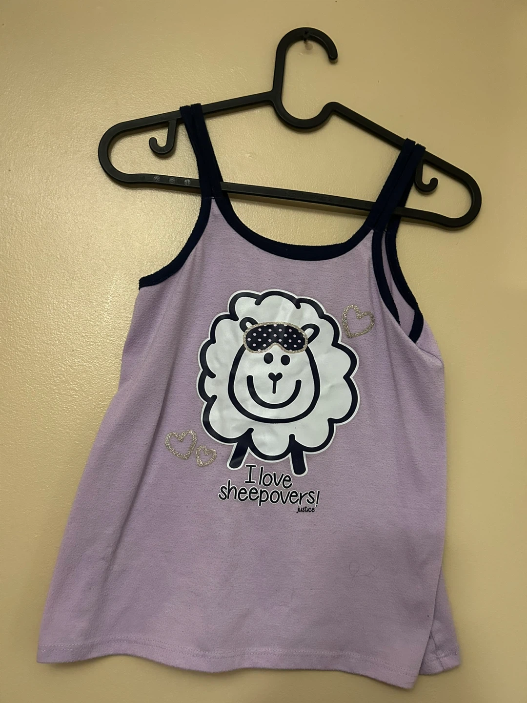 Purple & Black Girl’s size 8 Justice Pajamas - photo 4