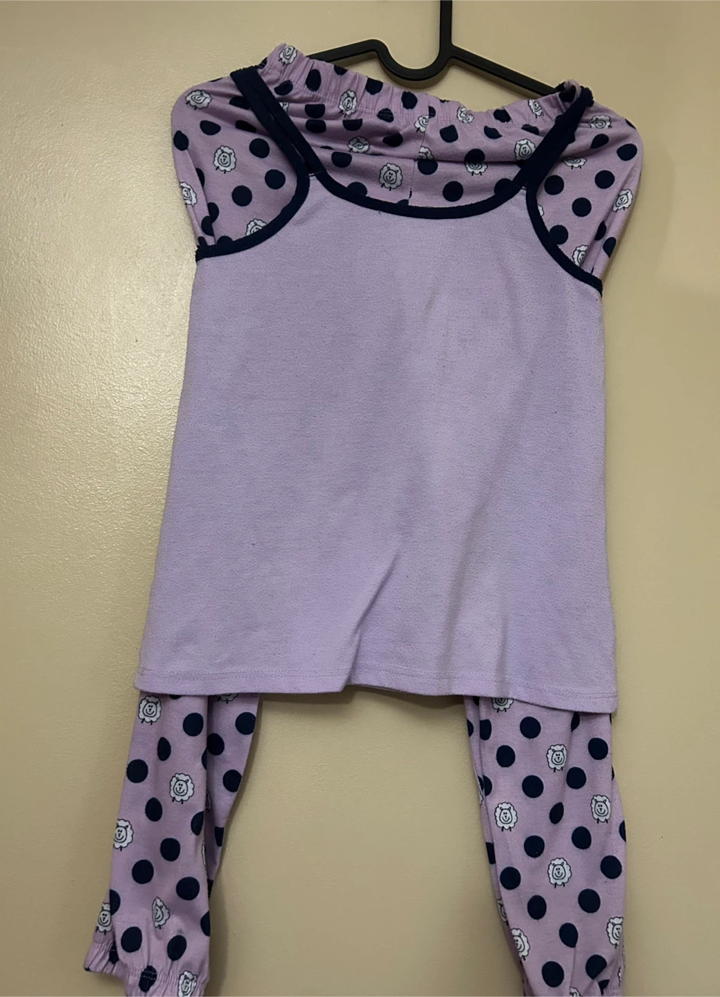Purple & Black Girl’s size 8 Justice Pajamas - photo 2