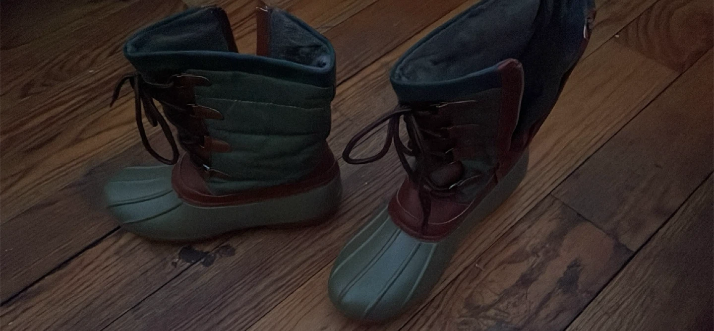 Sorel Green & Brown Duck Boots - Size Unknown