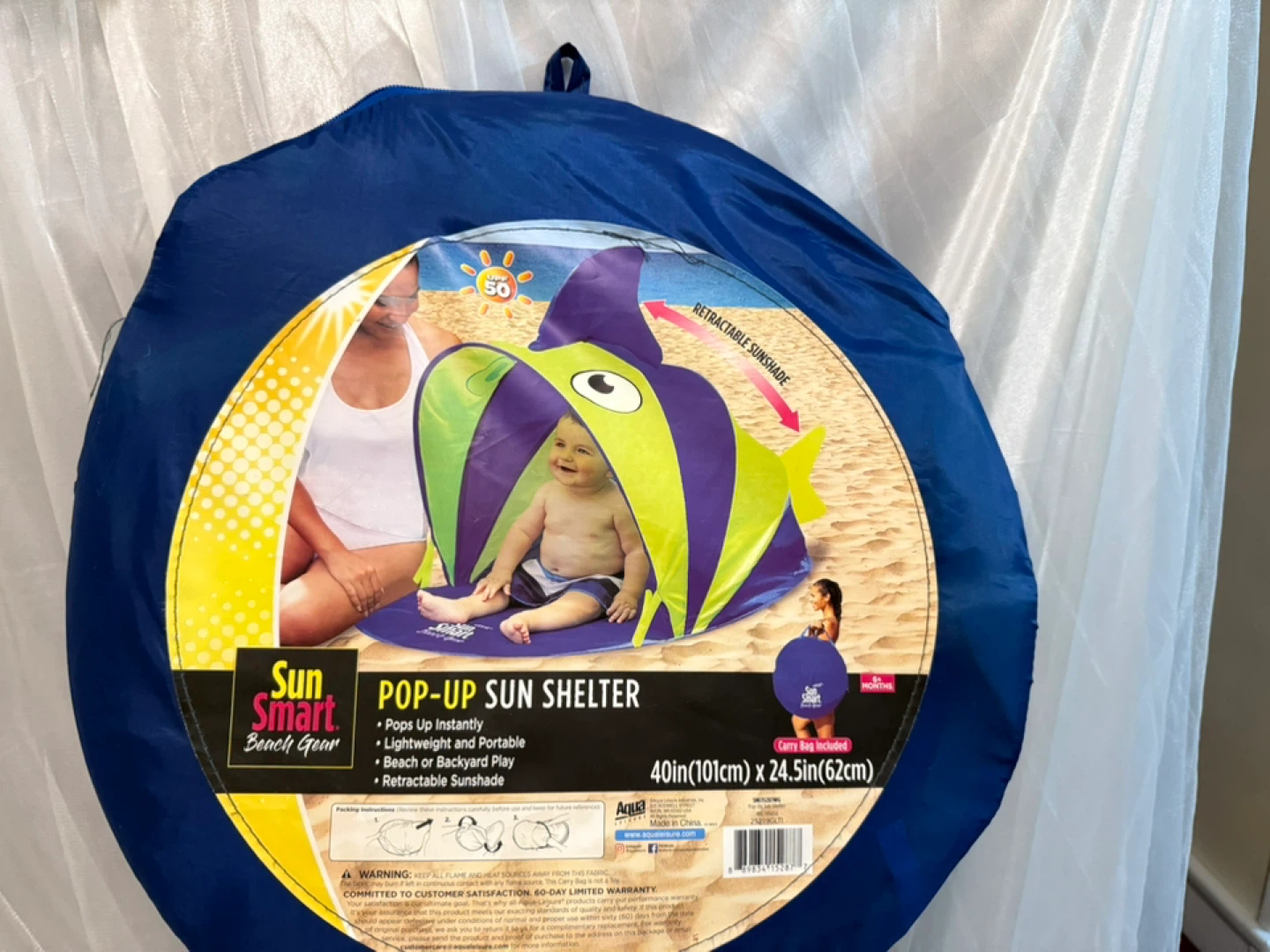 Sun Smart Pop-Up Sun Shelter - Beach Gear
