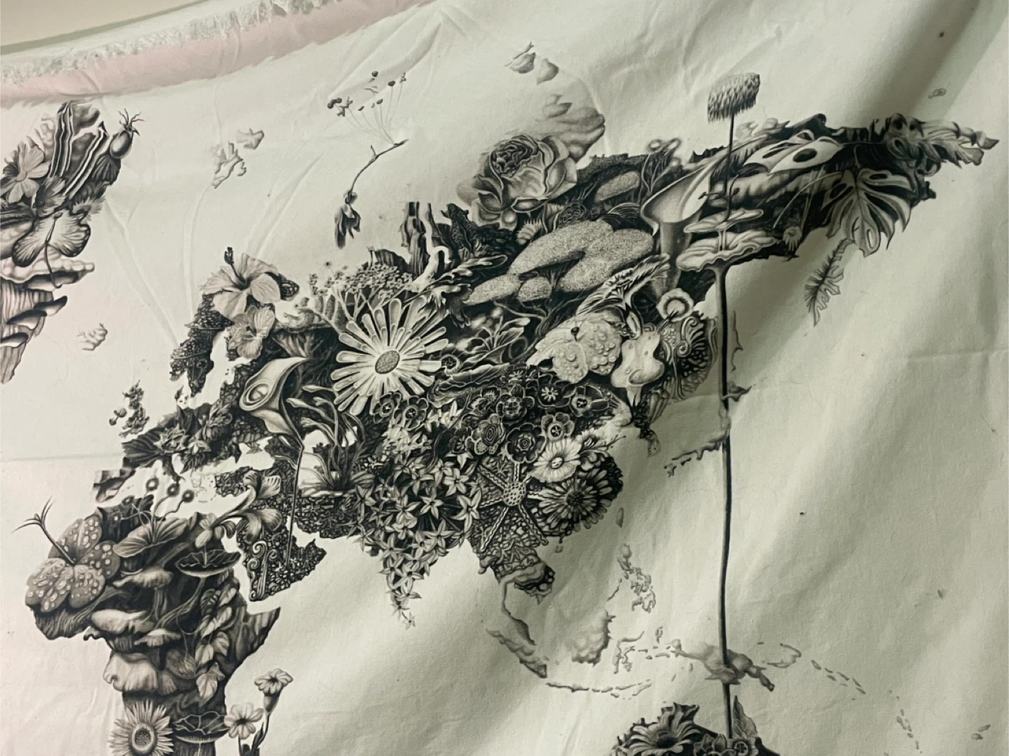 Urban Outfitters X Armando Veve collaboration World Map Tapestry - photo 5