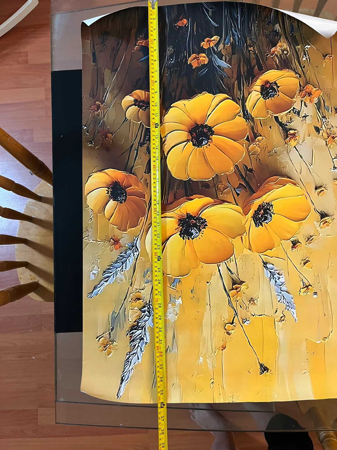 Floral printed canvas - photo 3