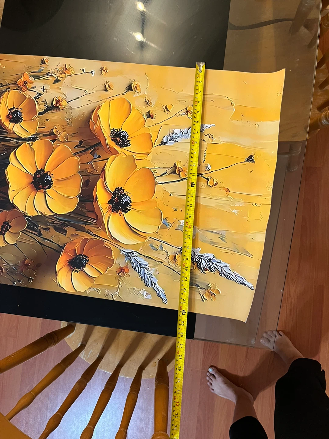 Floral printed canvas - photo 2
