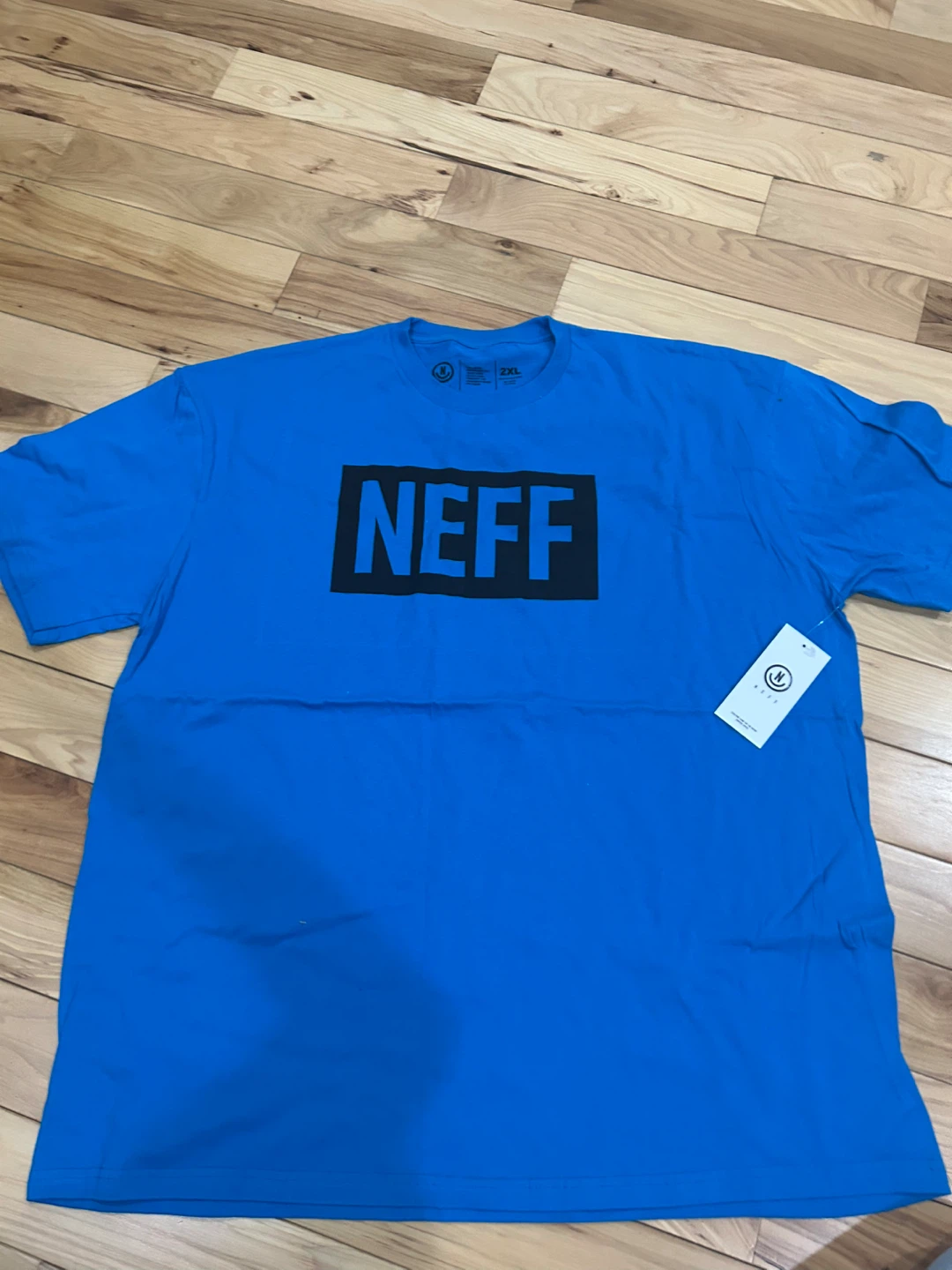 New NEFF Blue T-Shirt - Size 2XL