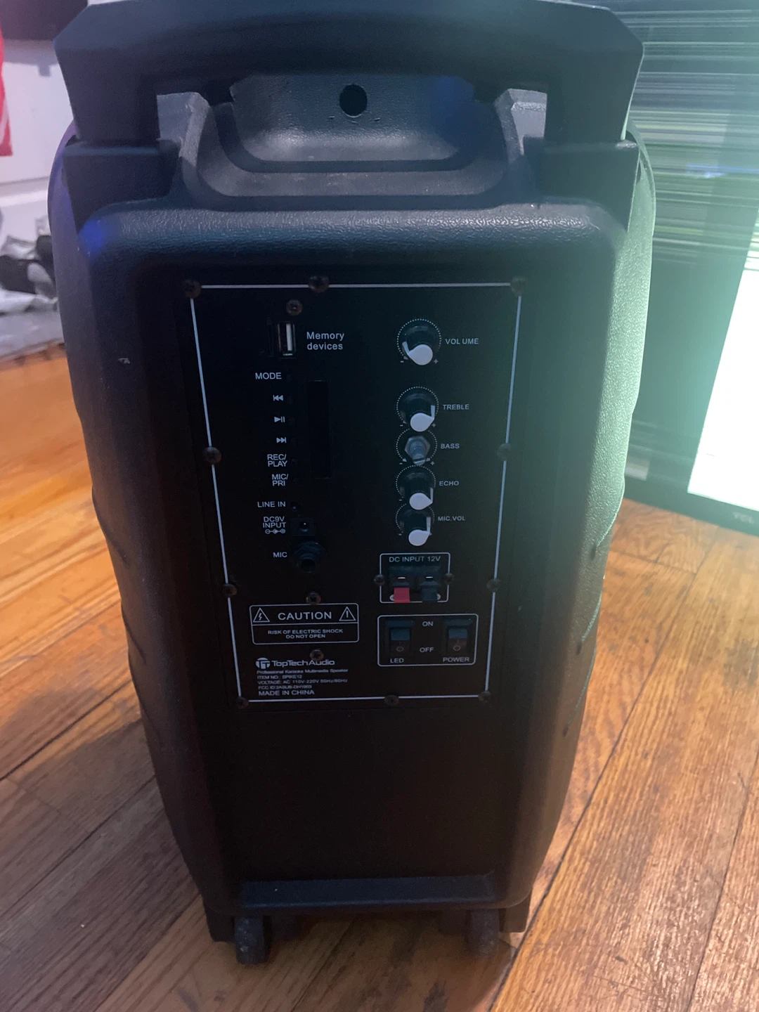Top Tech Audio Portable Speaker