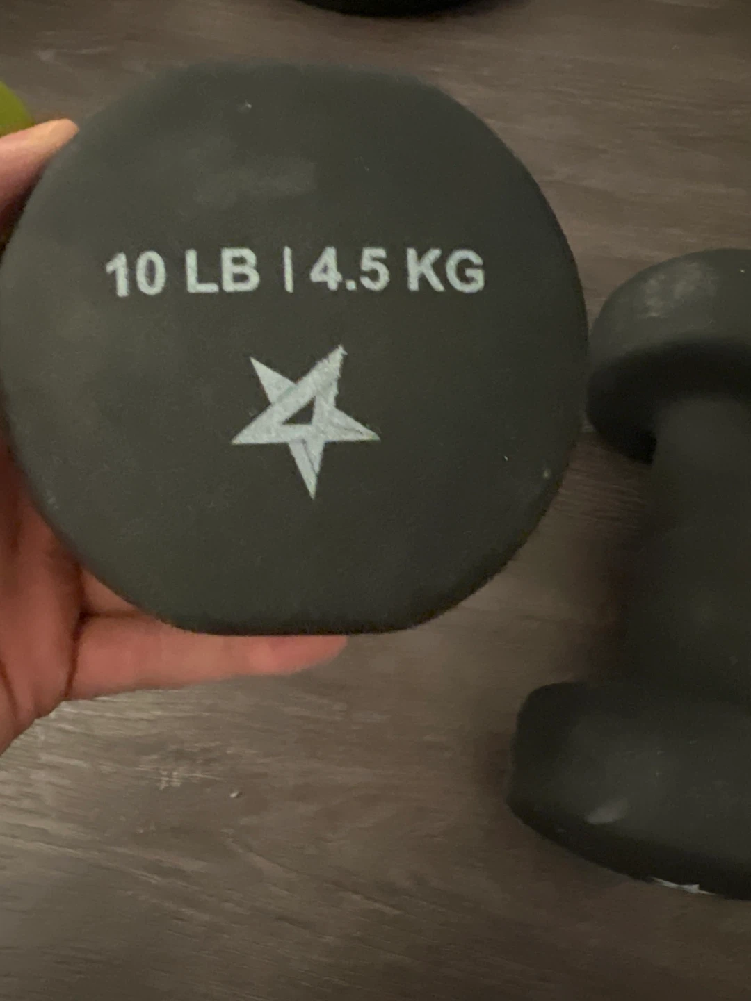 Pair of 10LB Dumbbells - photo 2