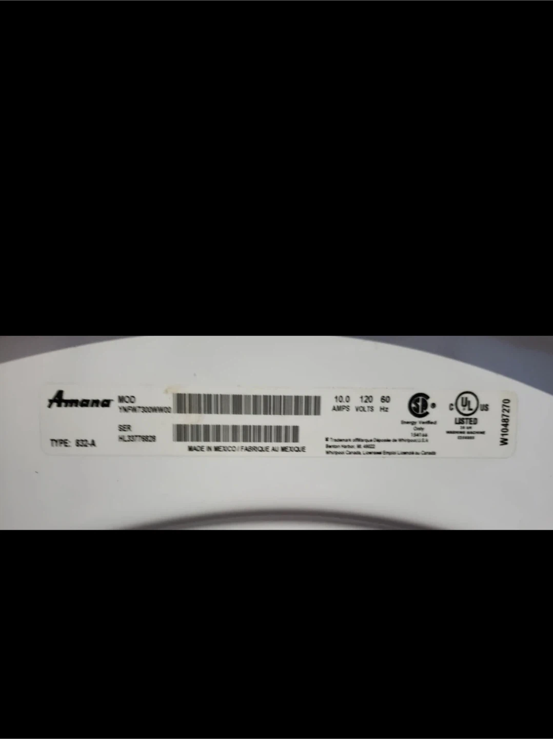 Amana YNFW7300WW00 Washing Machine - photo 5