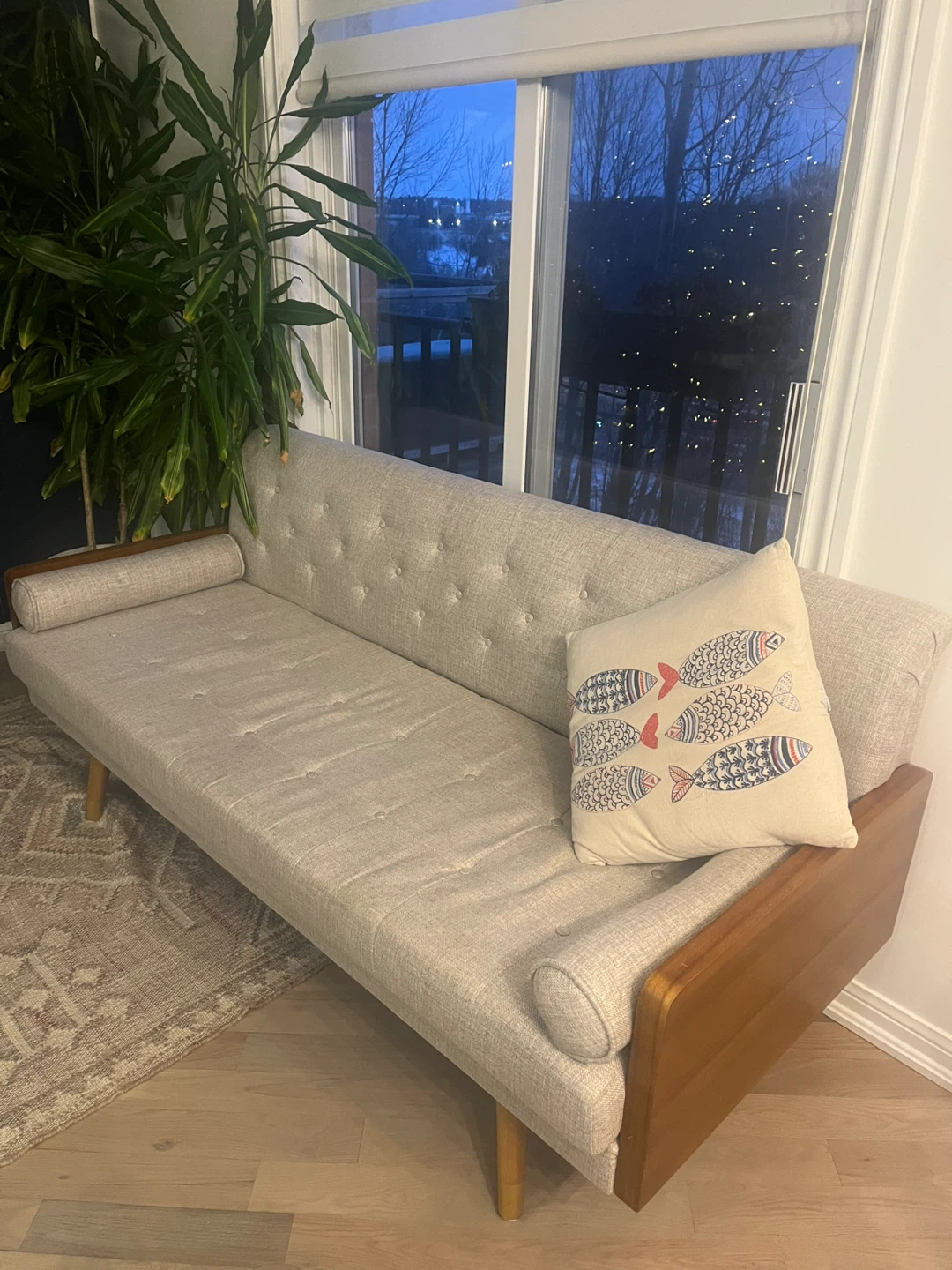 Home Bel-Air Mid Century Modern Sofa - photo 2