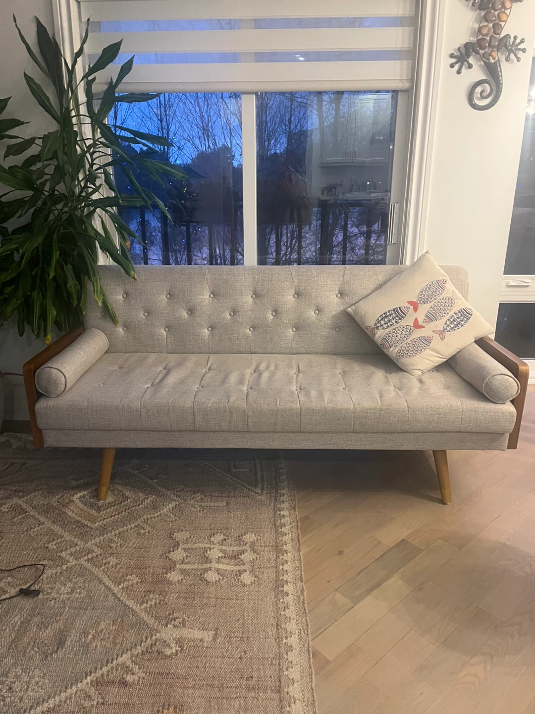 Home Bel-Air Mid Century Modern Sofa