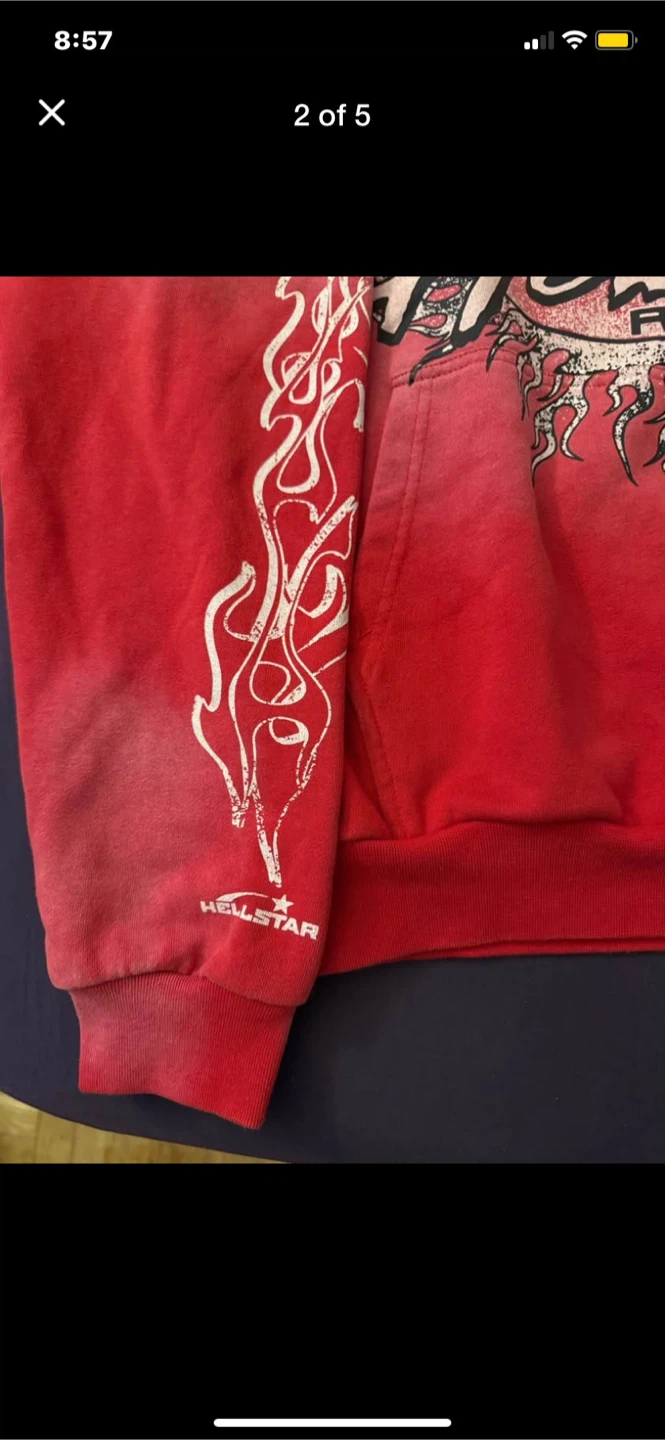 Hellstar Records Red Hoodie - photo 2