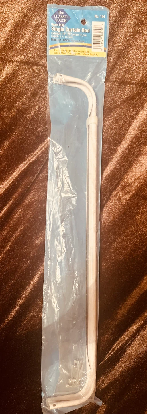 The Classic Touch Single Curtain Rod 18-28" - photo 3