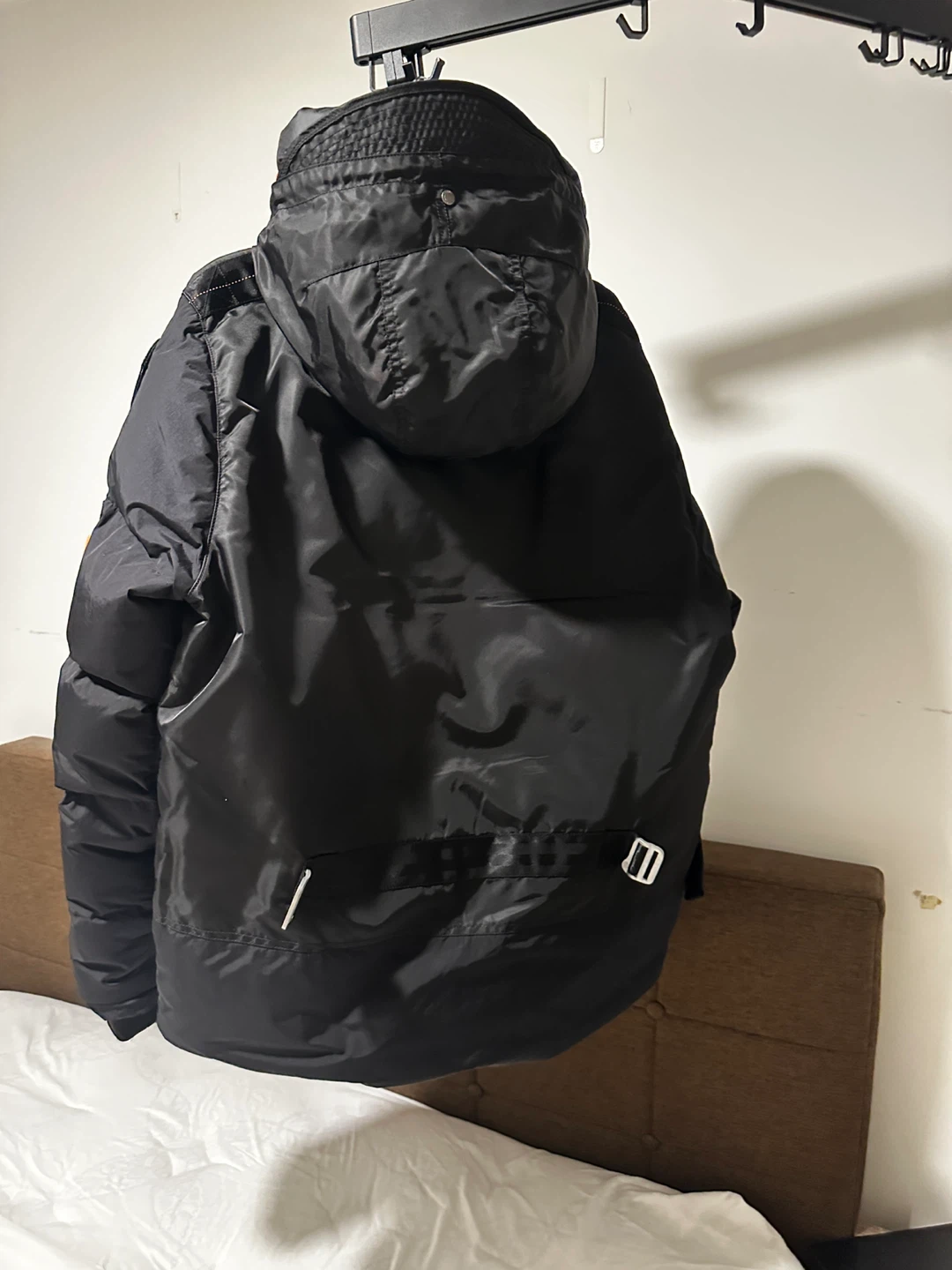 Parajumpers Black Vantage Down Jacket - Size L - photo 3