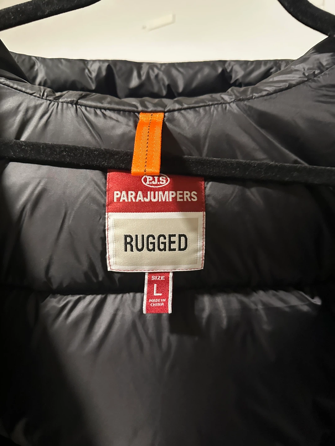 Parajumpers Black Vantage Down Jacket - Size L - photo 5